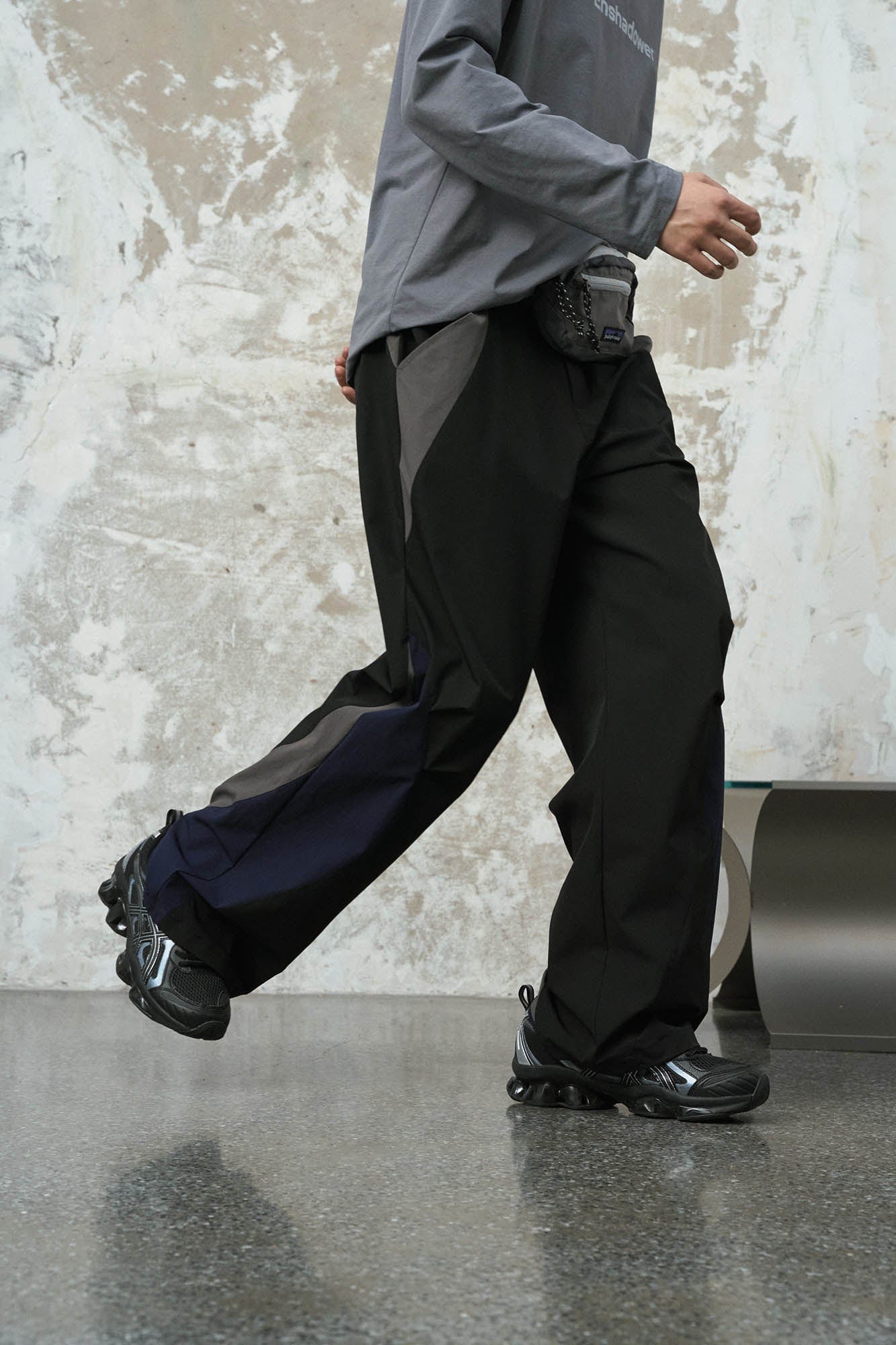 ENSHADOWER Spliced Quick Dry Straight-Leg Pants, premium urban and streetwear designers apparel on PROJECTISR.com, ENSHADOWER