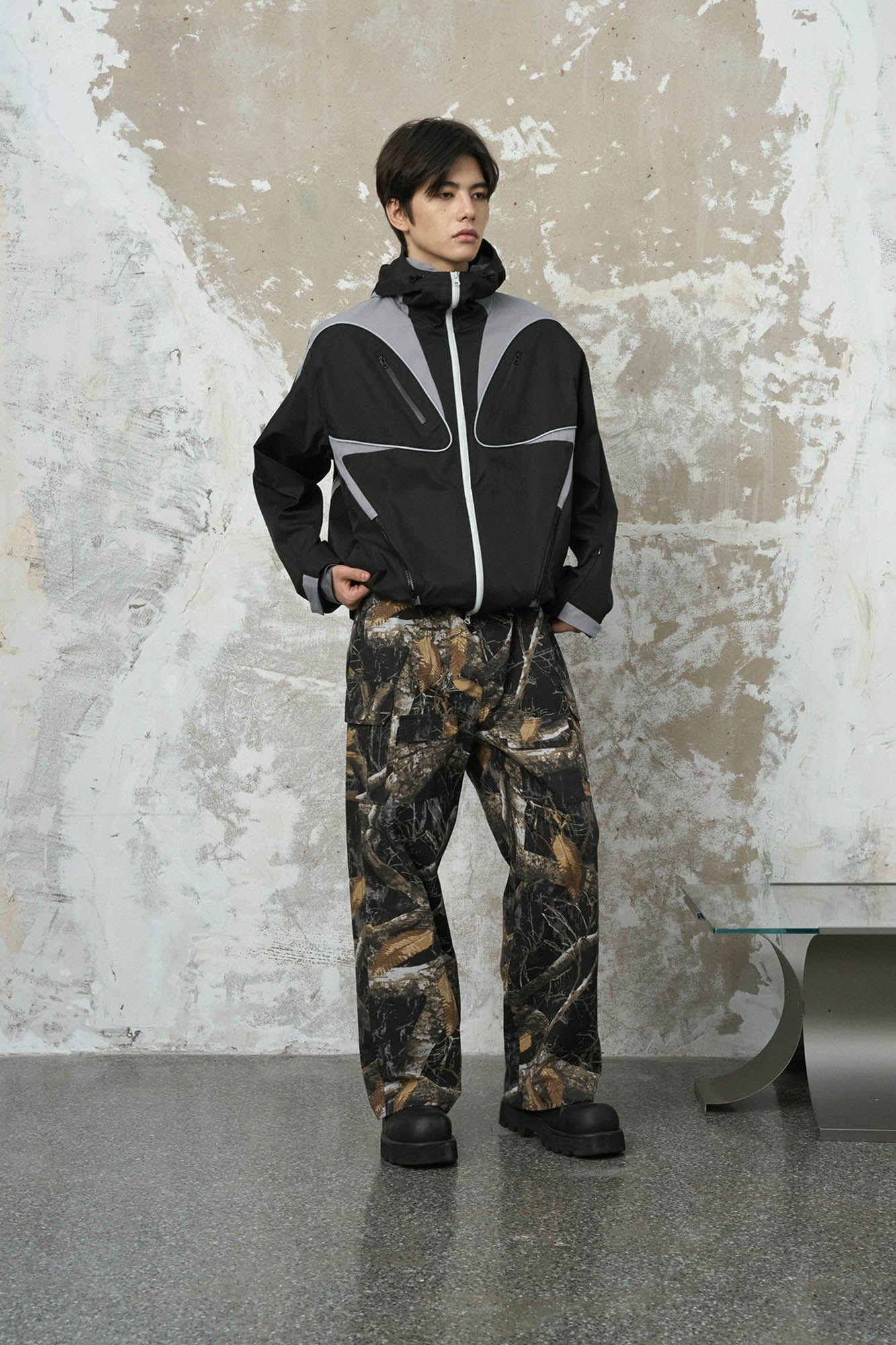ENSHADOWER Branch Camo Multi-Pocket Straight-Leg Pants, premium urban and streetwear designers apparel on PROJECTISR.com, ENSHADOWER
