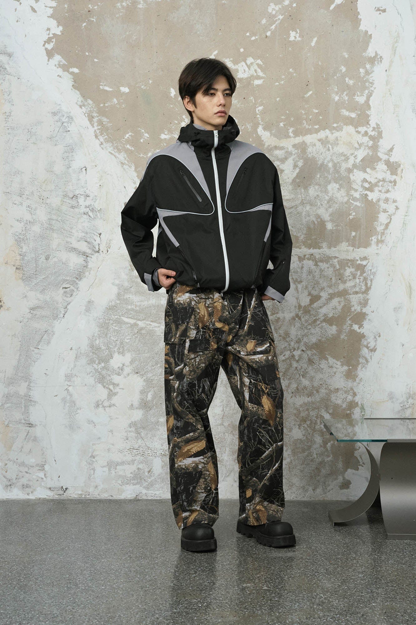 ENSHADOWER Spliced Multi-Pocket Waterproof Hooded Jacket, premium urban and streetwear designers apparel on PROJECTISR.com, ENSHADOWER