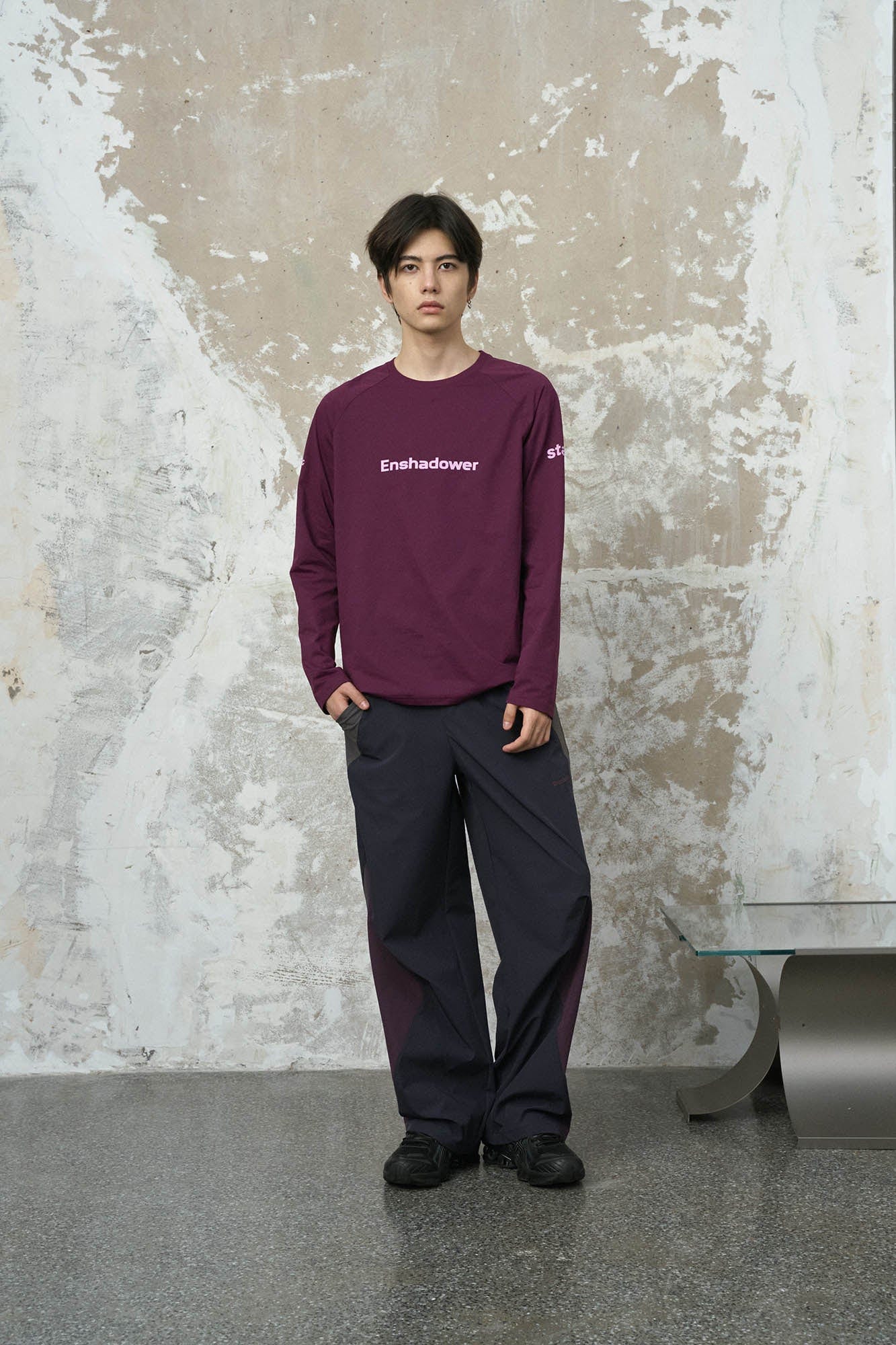 ENSHADOWER Spliced Quick Dry Straight-Leg Pants, premium urban and streetwear designers apparel on PROJECTISR.com, ENSHADOWER
