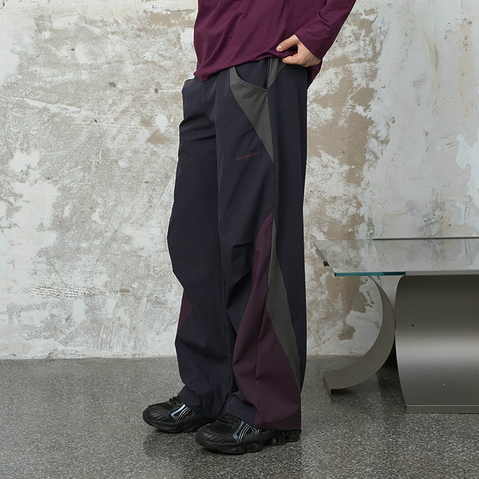 ENSHADOWER Spliced Quick Dry Straight-Leg Pants, premium urban and streetwear designers apparel on PROJECTISR.com, ENSHADOWER