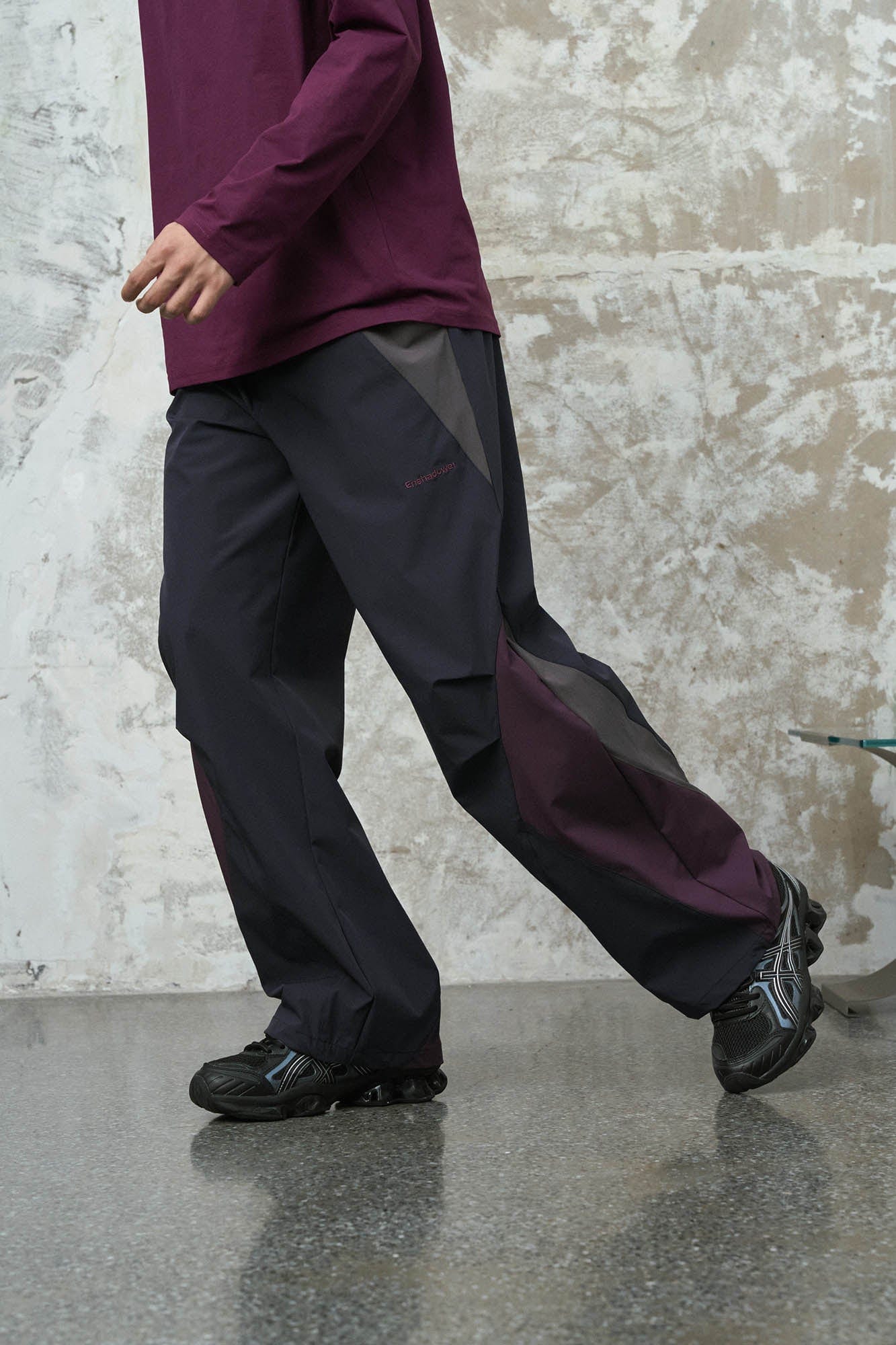 ENSHADOWER Spliced Quick Dry Straight-Leg Pants, premium urban and streetwear designers apparel on PROJECTISR.com, ENSHADOWER