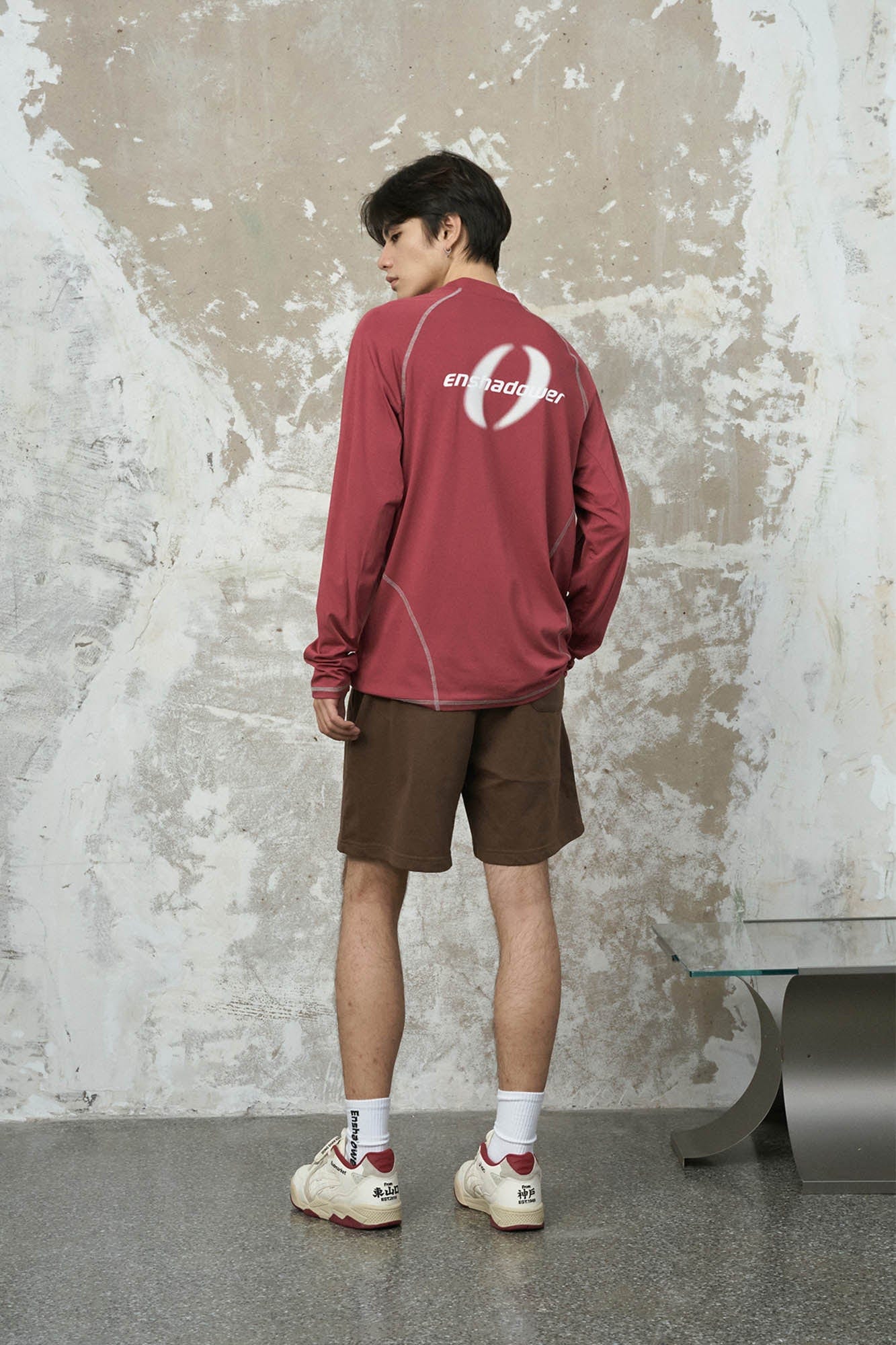 ENSHADOWER Asymmetrical Stitch Quick-Dry Long-Sleeve Tee, premium urban and streetwear designers apparel on PROJECTISR.com, ENSHADOWER