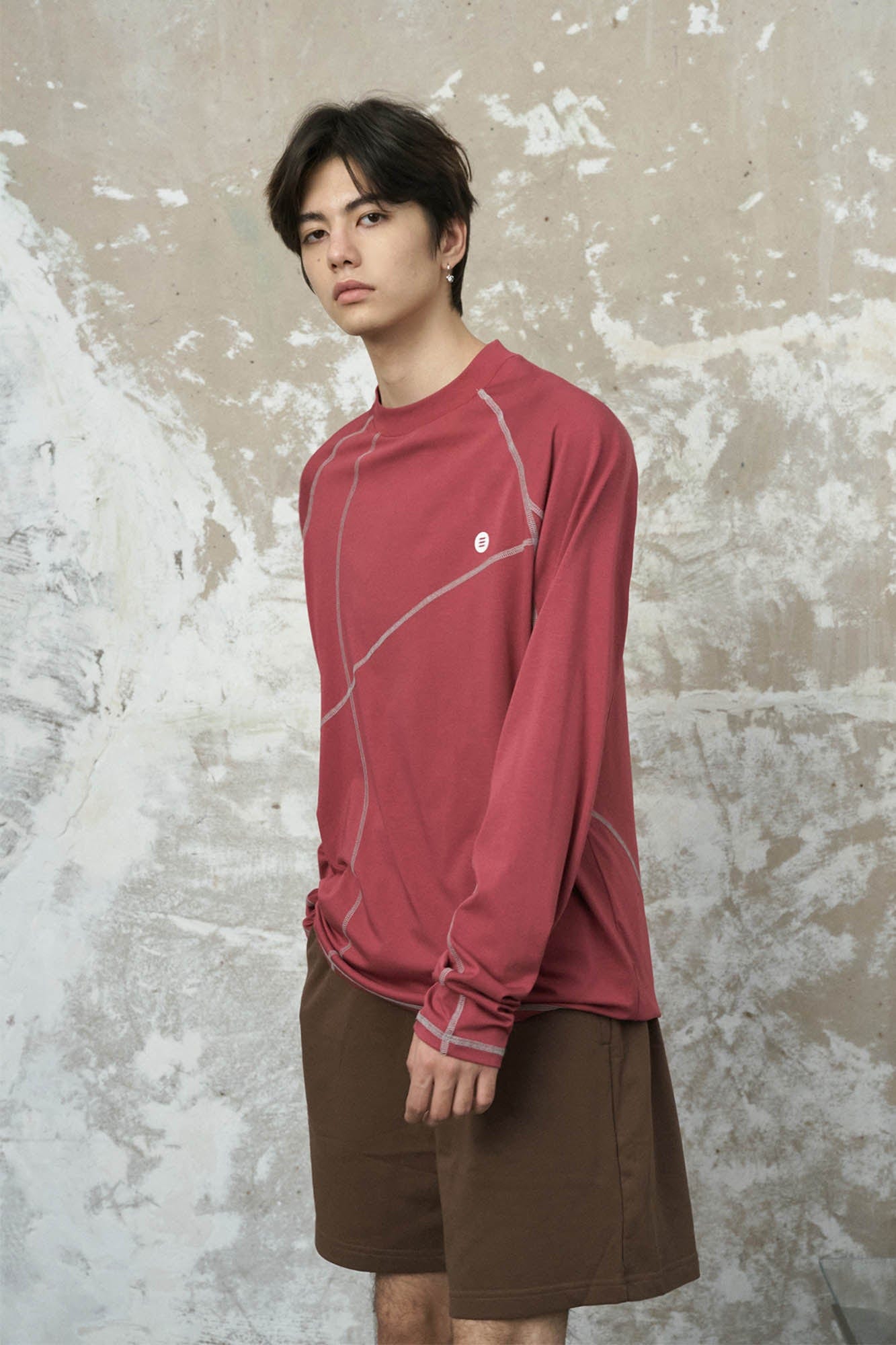 ENSHADOWER Asymmetrical Stitch Quick-Dry Long-Sleeve Tee, premium urban and streetwear designers apparel on PROJECTISR.com, ENSHADOWER