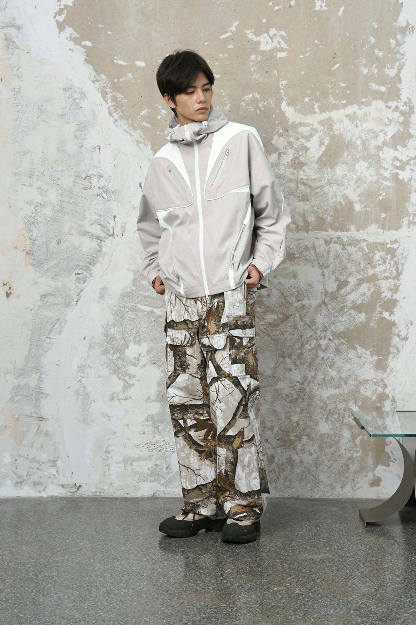 ENSHADOWER Branch Camo Multi-Pocket Straight-Leg Pants, premium urban and streetwear designers apparel on PROJECTISR.com, ENSHADOWER