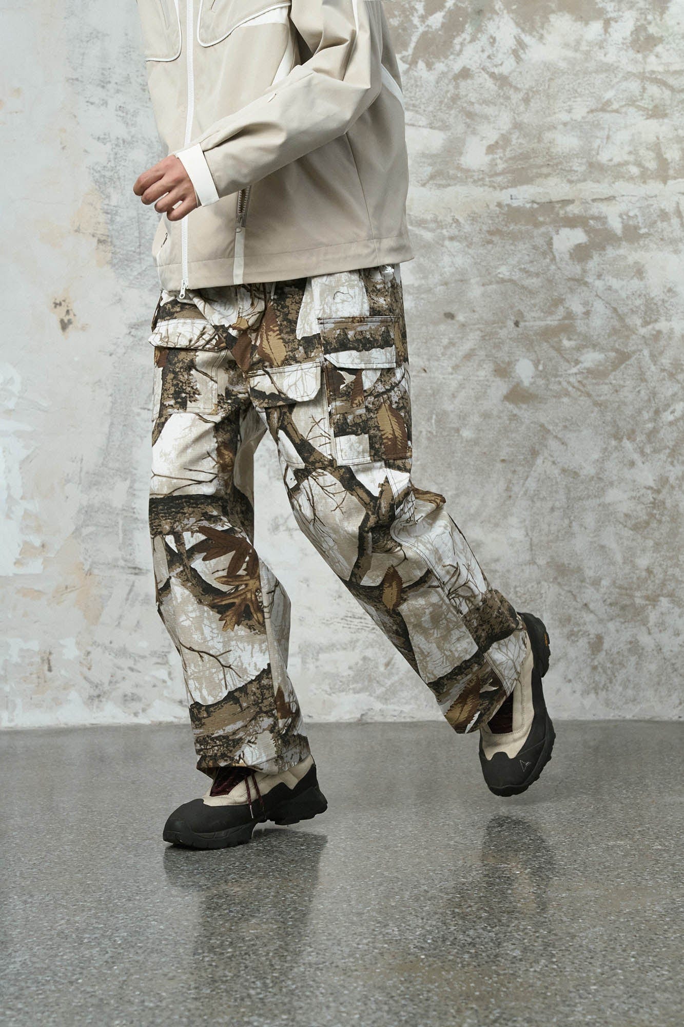 ENSHADOWER Branch Camo Multi-Pocket Straight-Leg Pants, premium urban and streetwear designers apparel on PROJECTISR.com, ENSHADOWER