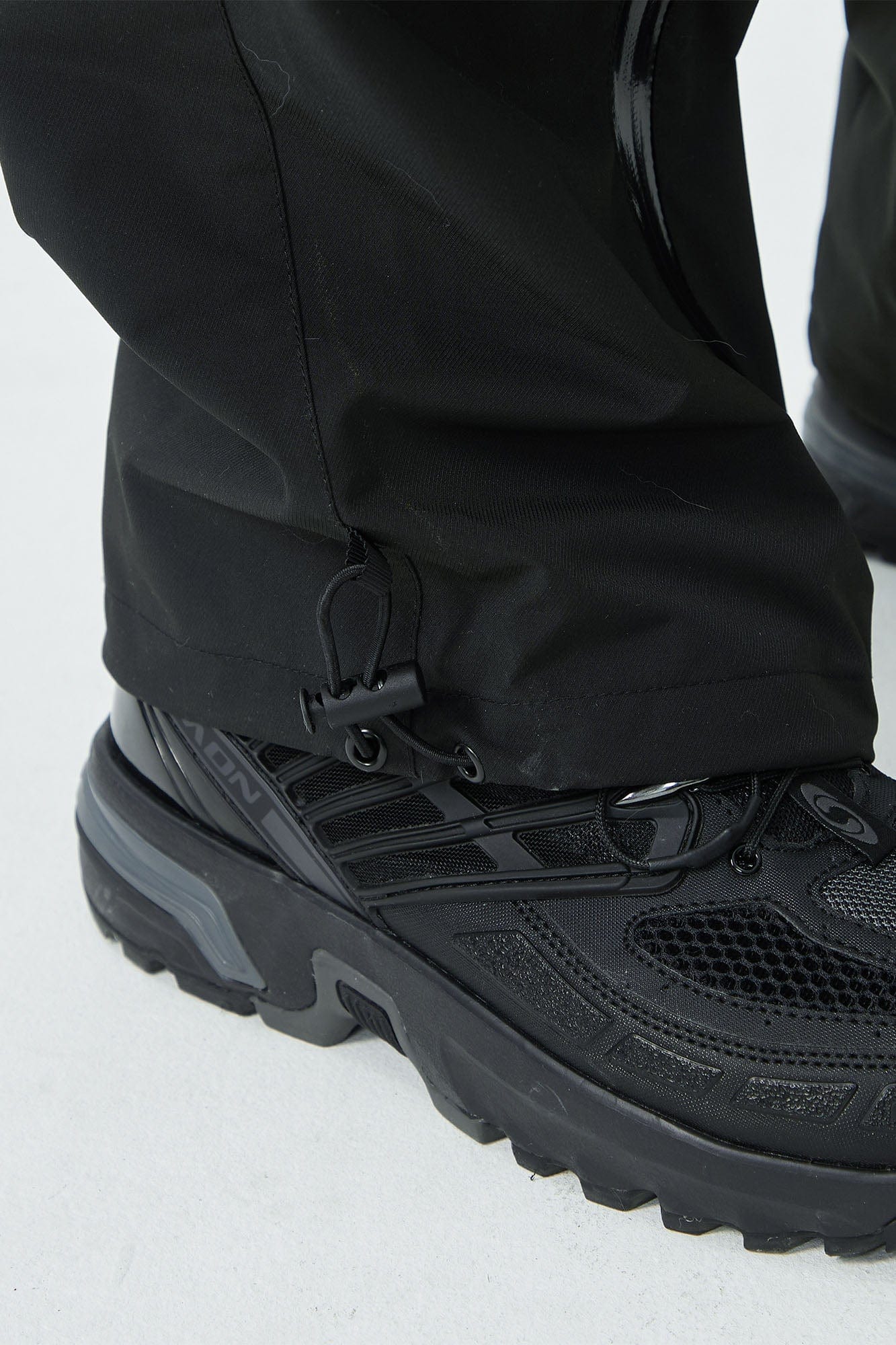 SILENSTORM Arc-Zip Crinkled Water-Repellent Utility Pants, premium urban and streetwear designers apparel on PROJECTISR.com, SILENSTORM