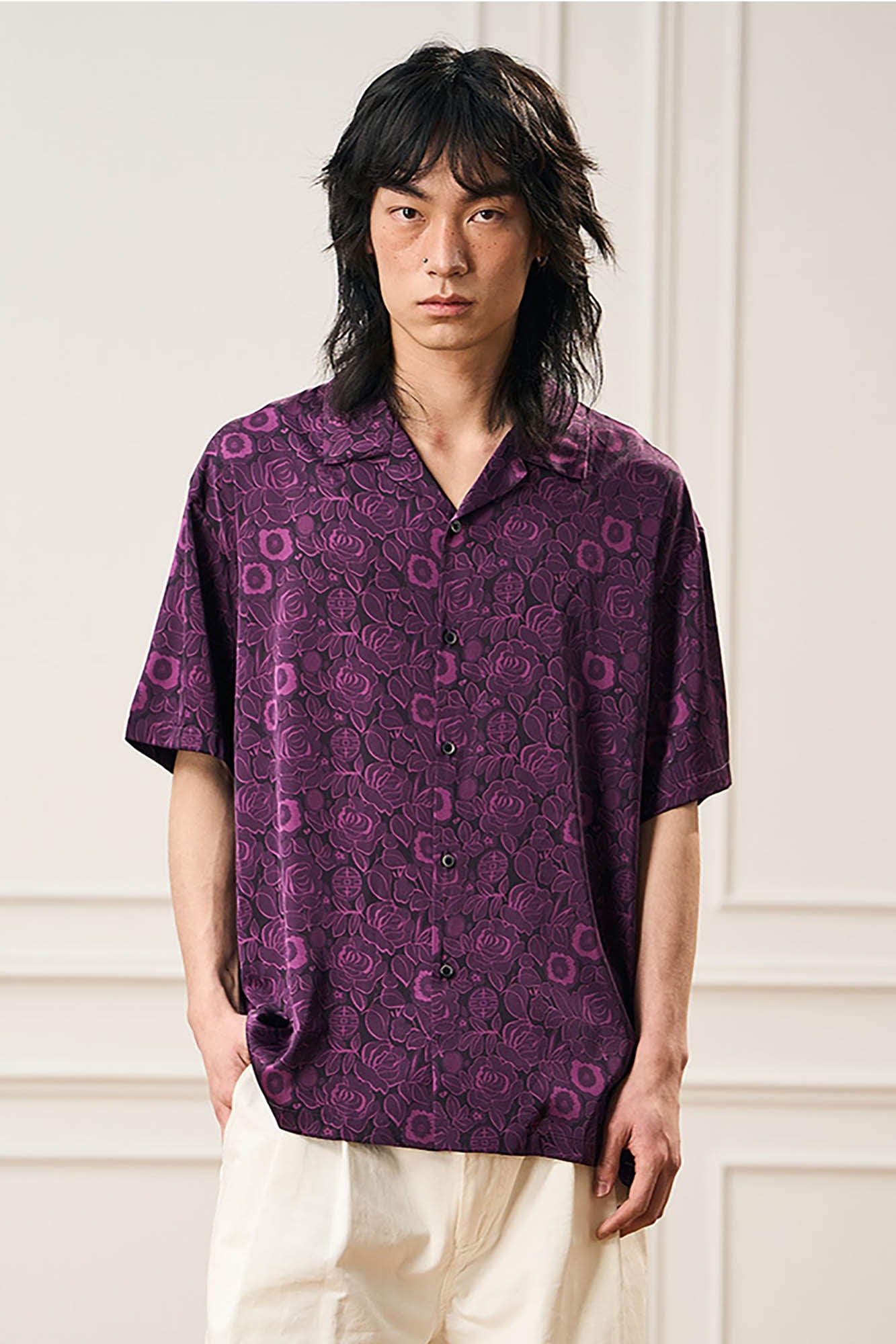 EPIC POETRY Oriental Bloom Cuban Shirt, premium urban and streetwear designers apparel on PROJECTISR.com, EPIC POETRY