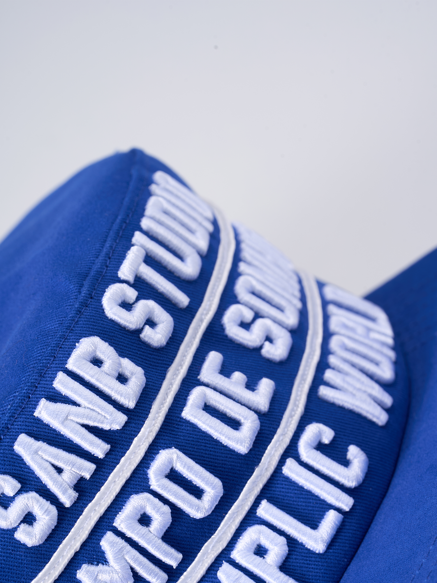 SANB Text Embroidered Pillbox Cap