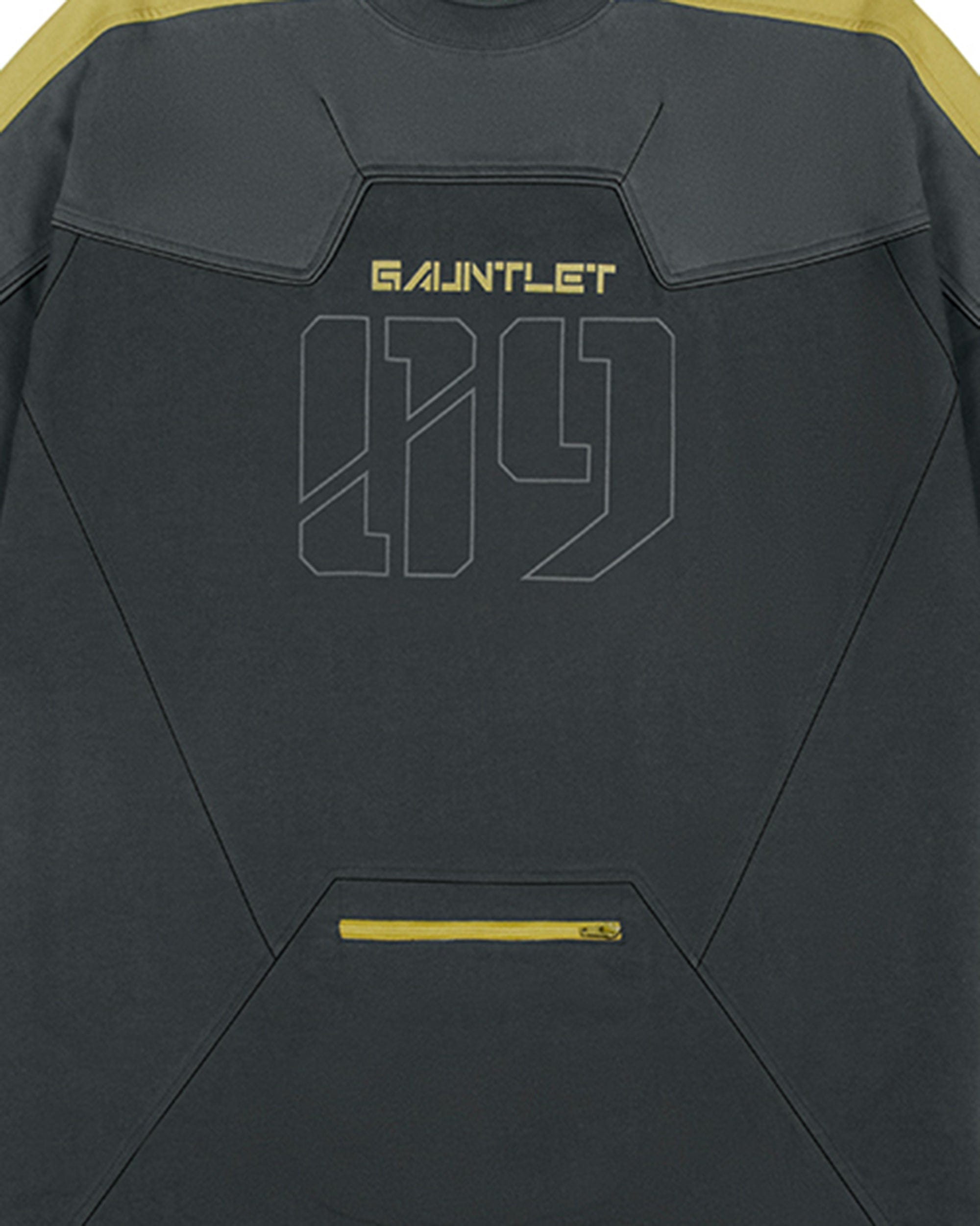 XIPHEVIL Modern Deconstructed Rivet Jersey Yellow, premium urban and streetwear designers apparel on PROJECTISR.com, XIPHEVIL