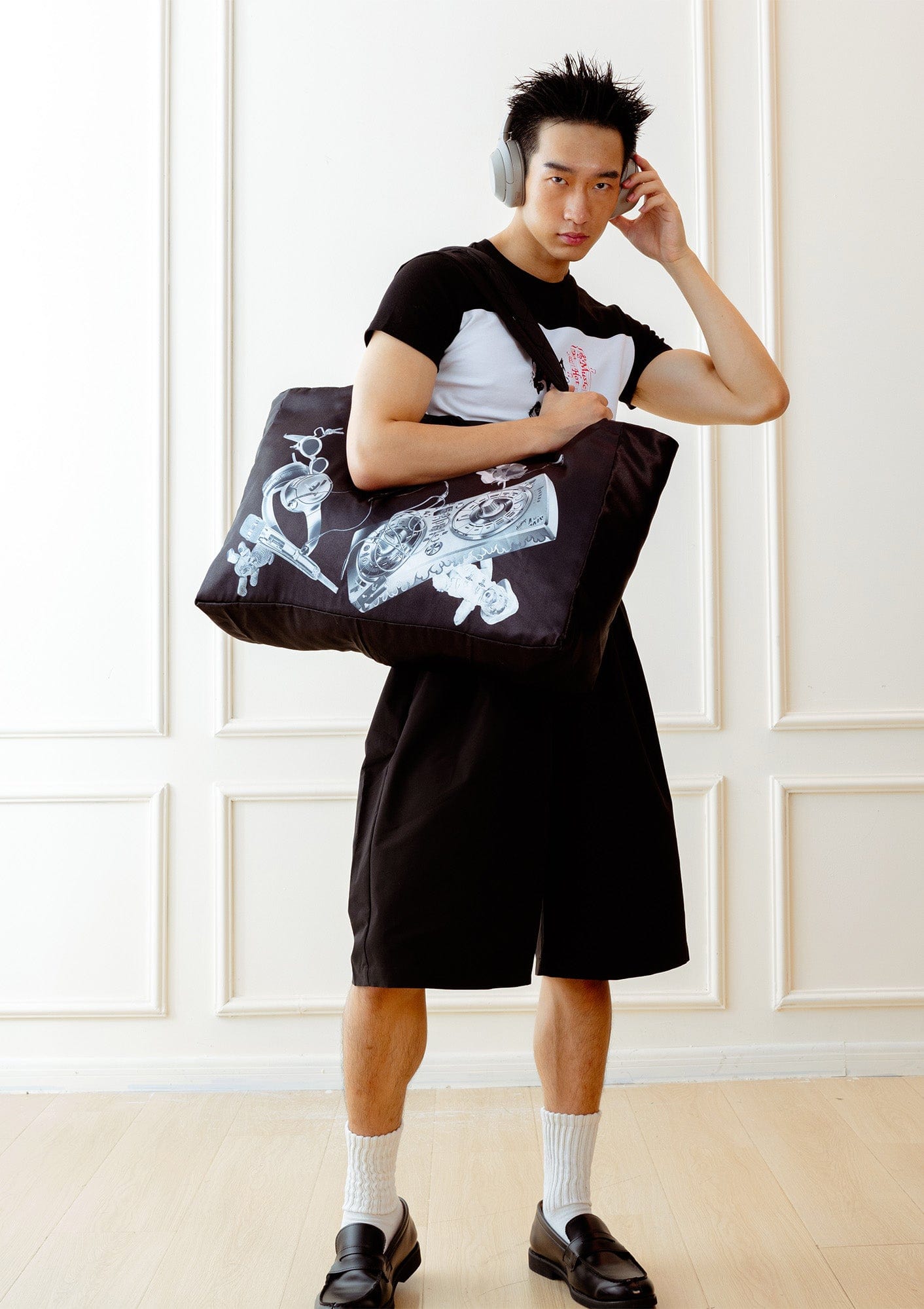 KADAKADA x AXIS Dual-Persona Graphic Reversible Tote Bag, premium urban and streetwear designers apparel on PROJECTISR.com, KADAKADA