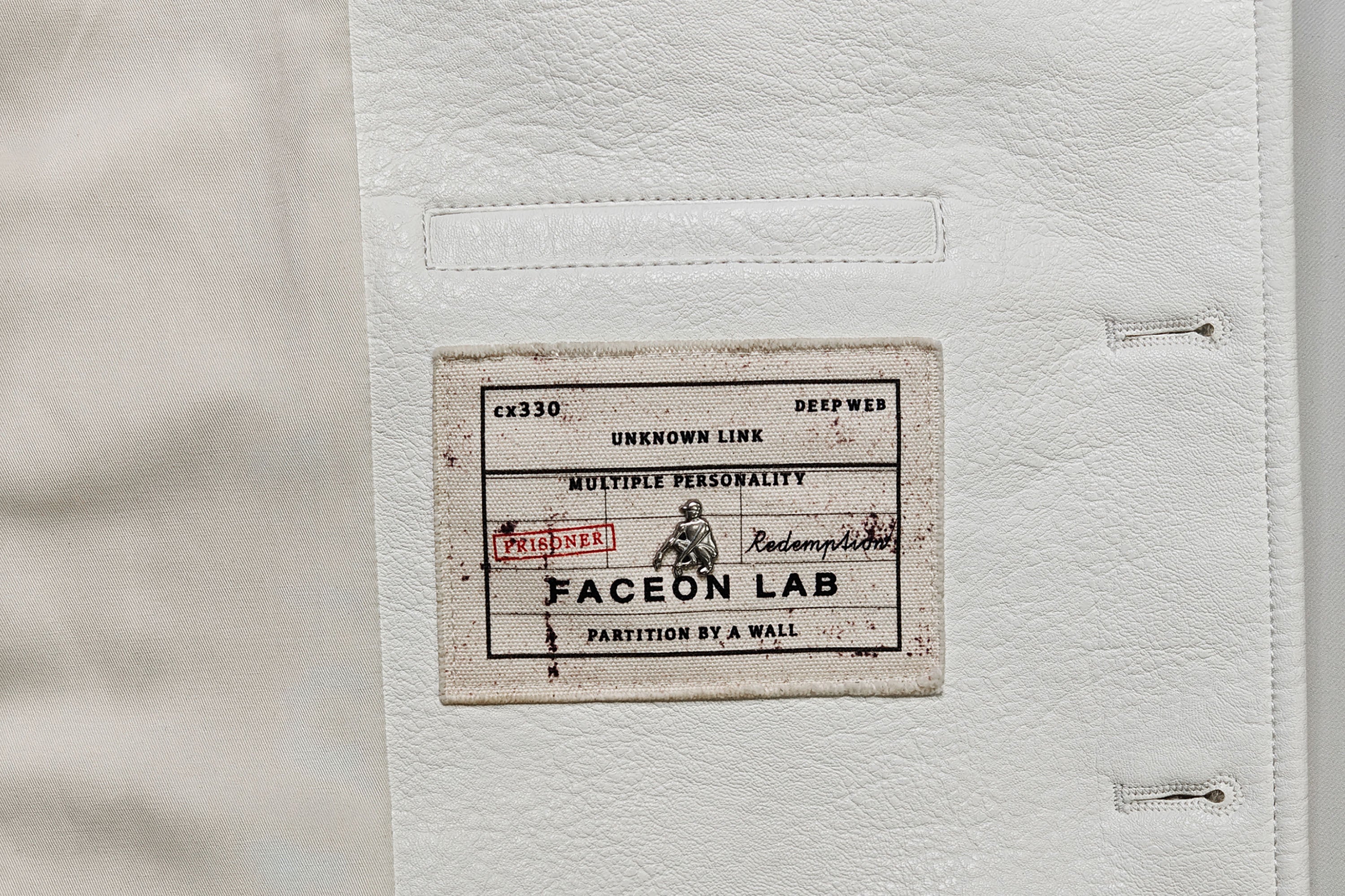 FACEONLAB Badge PU Utility Jacket