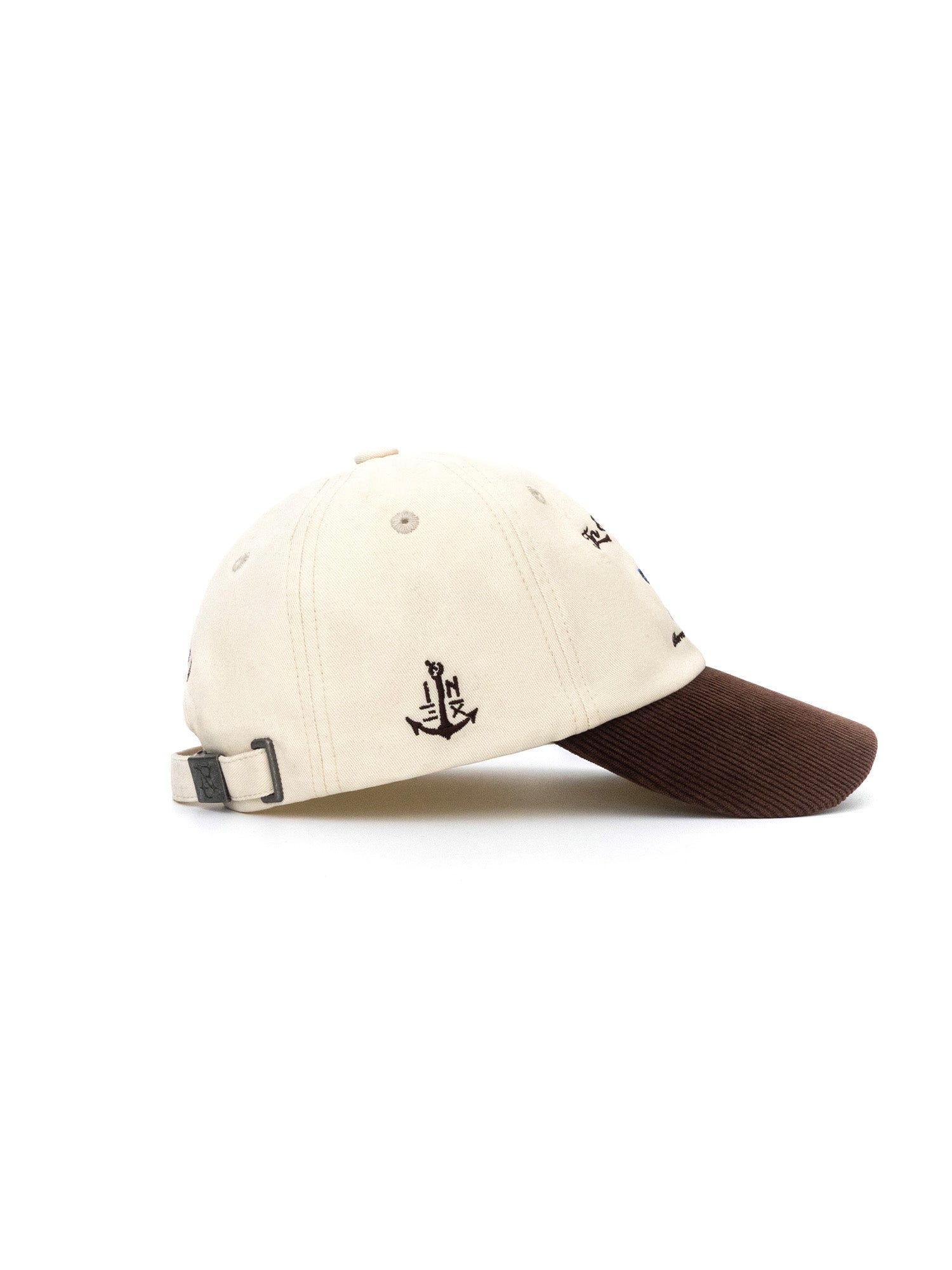 IN EXISTENCE Embroidered Star Corduroy-Brim Baseball Cap