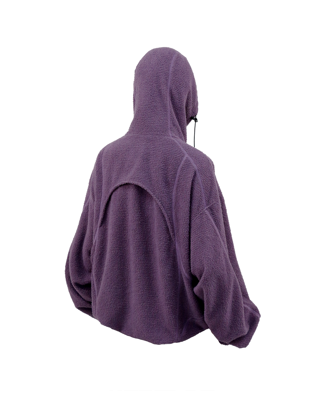 RELABEL Deconstructed Spliced Fleece Hooded Jacket