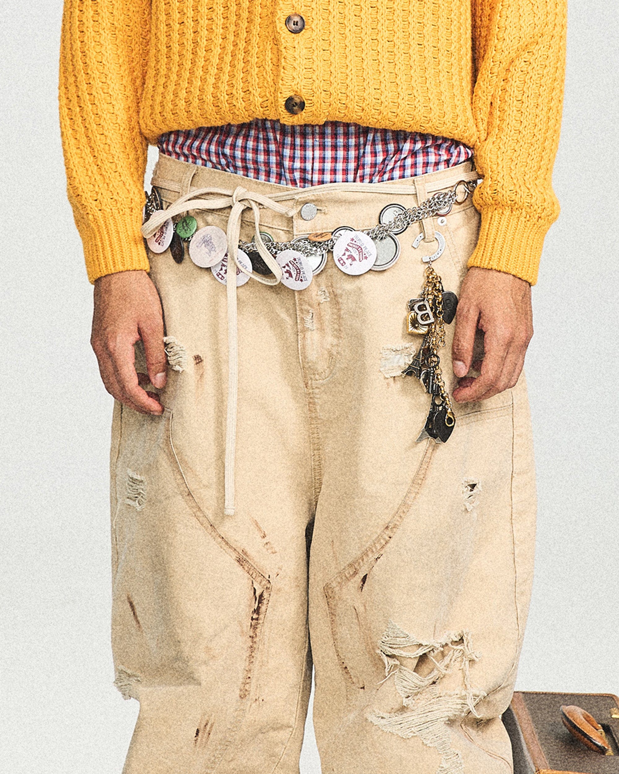 STEEPC Ripped Double-Knee Pants, premium urban and streetwear designers apparel on PROJECTISR.com, STEEPC