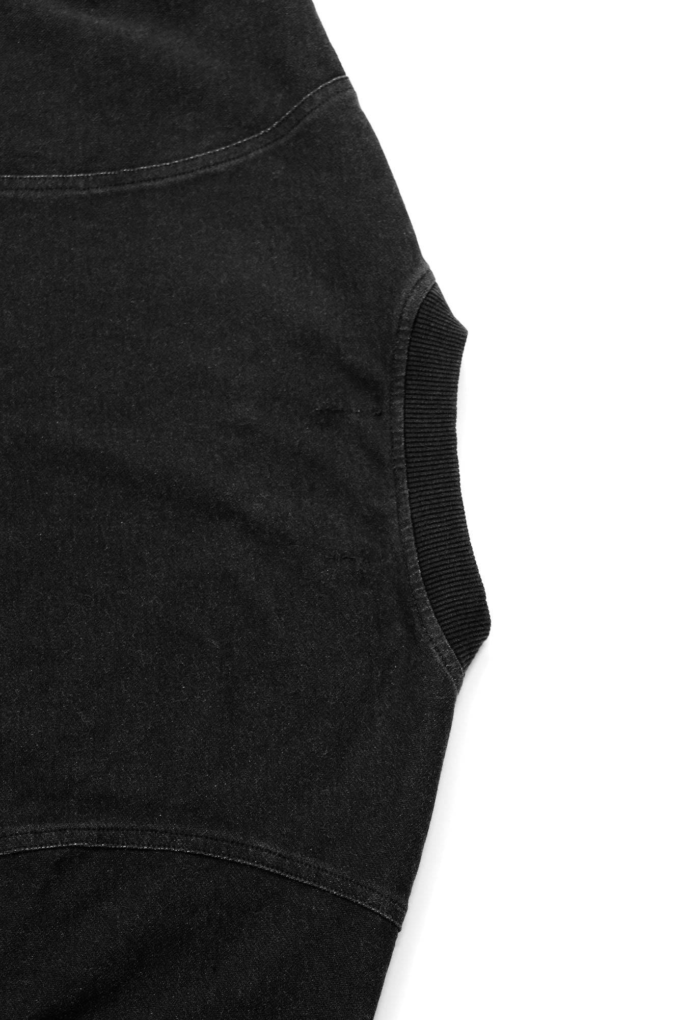 RELABEL Detachable Hood Washed Denim Tee, premium urban and streetwear designers apparel on PROJECTISR.com, RELABEL