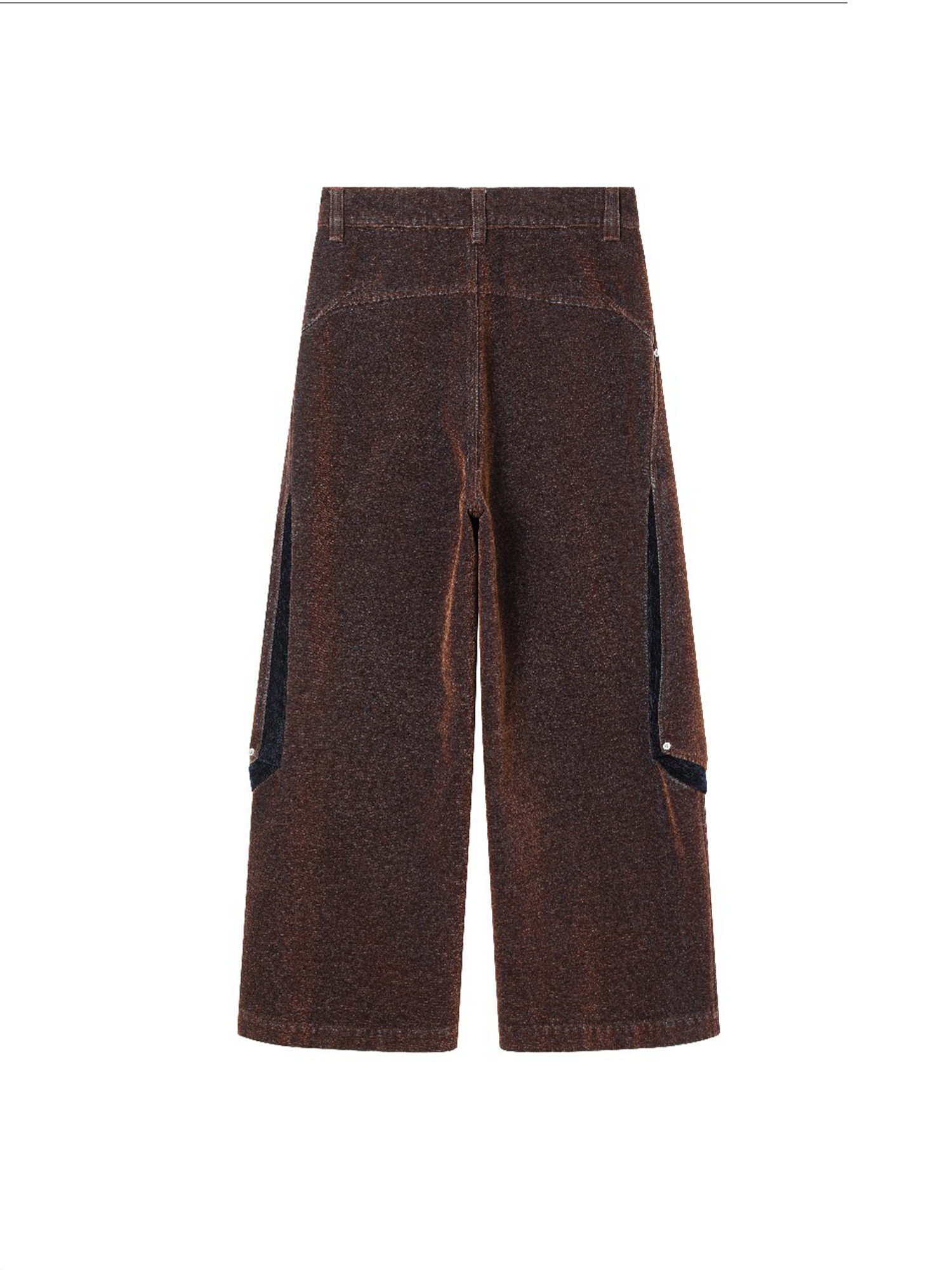 ALVNG AR ANTS Flocked Double-Knee Denim Pants