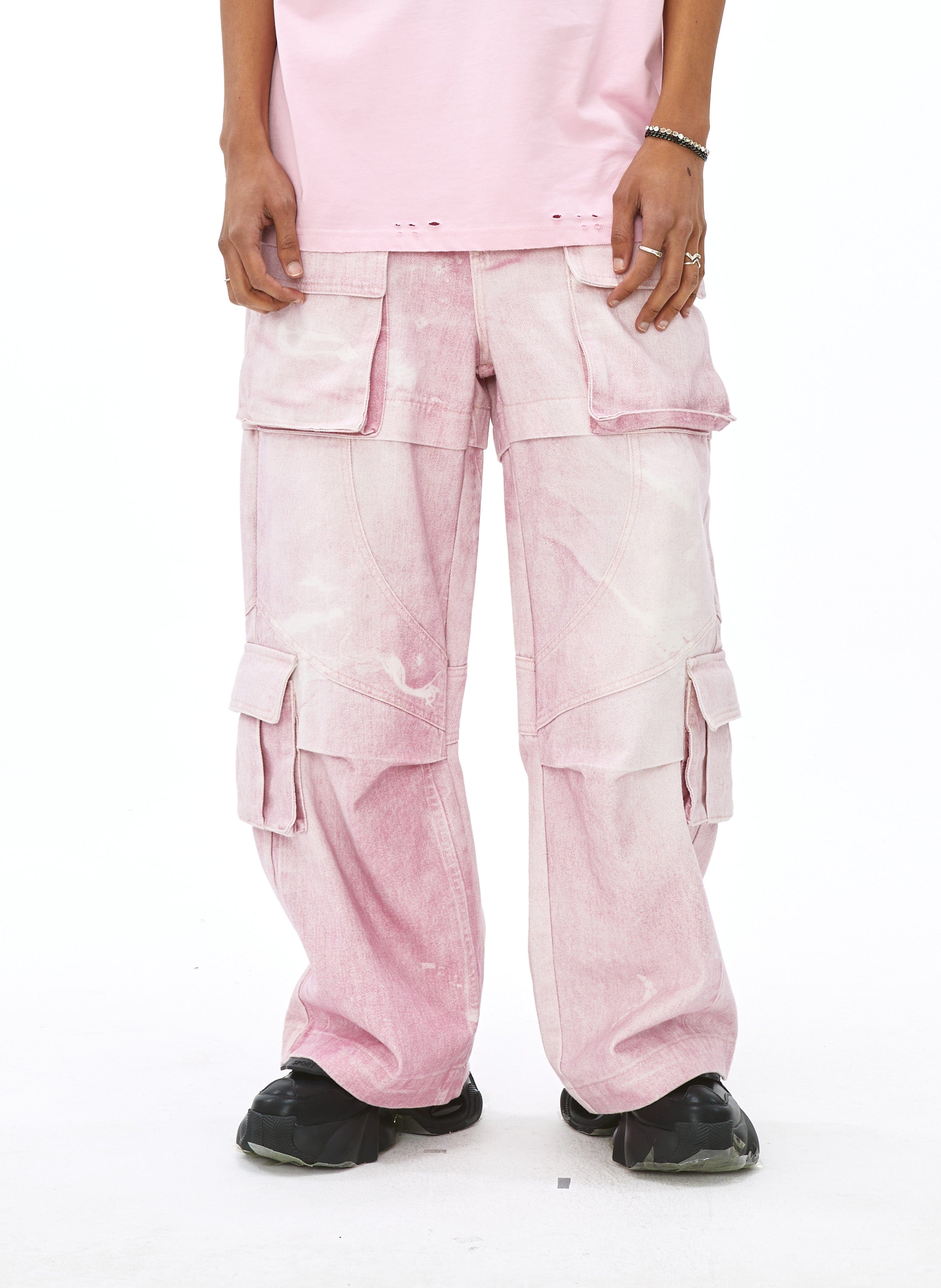 VANN VALRENCE Structural Multi-Pockets Cargo Jeans