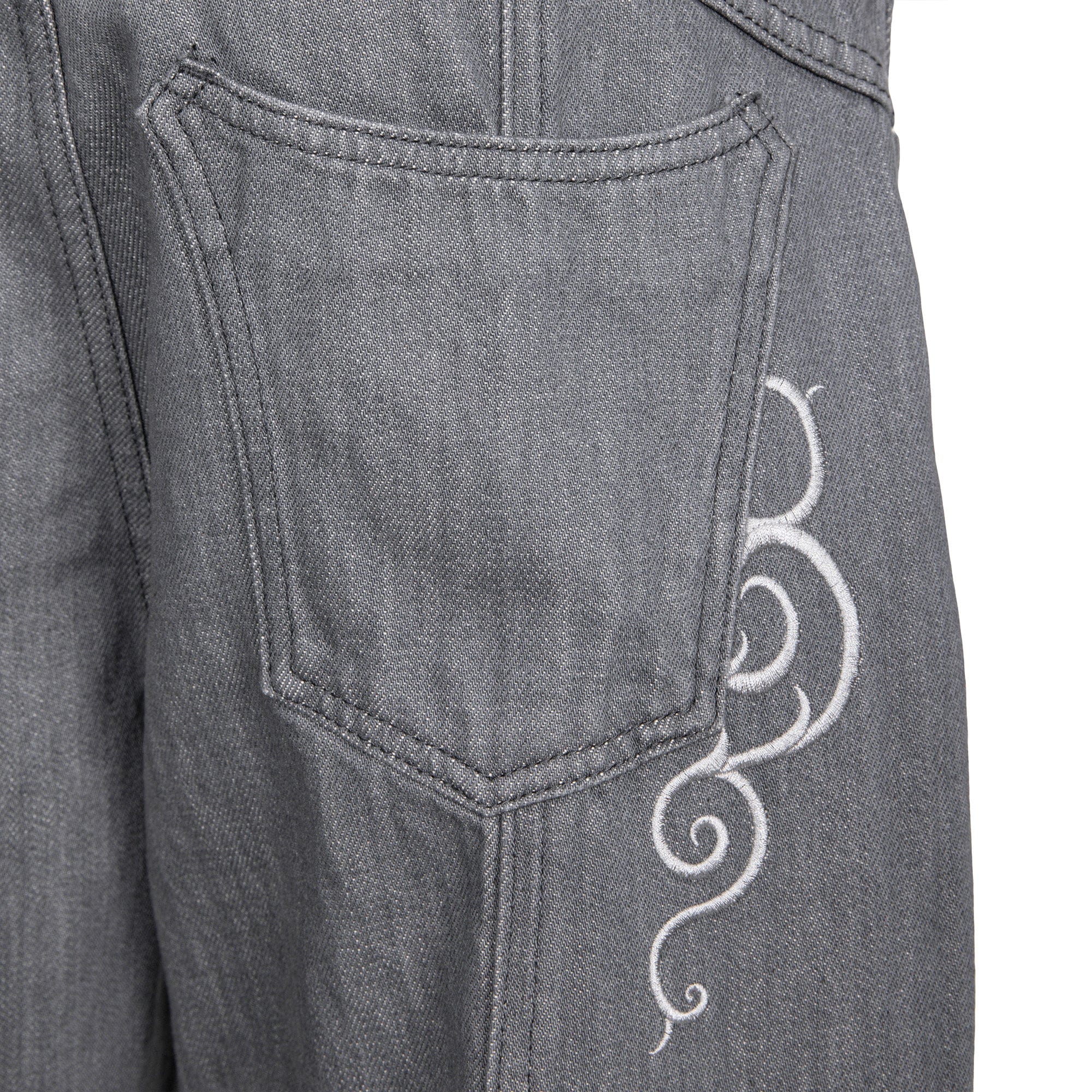 CATSSTAC Floral Embroidered Flared Jeans, premium urban and streetwear designers apparel on PROJECTISR.com, CATSSTAC