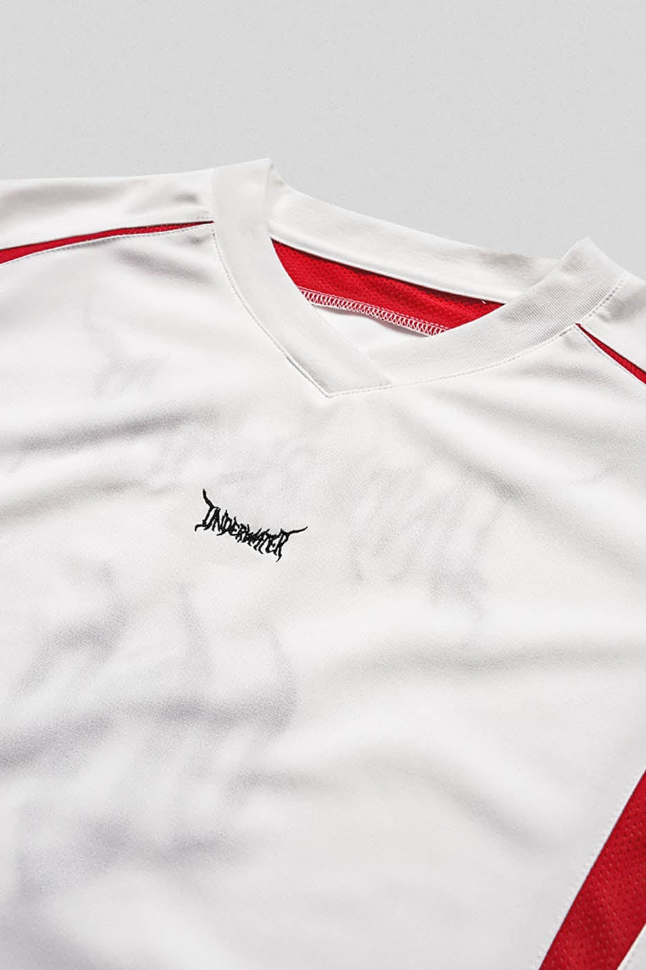 UNDERWATER Demon Eye Mesh Jersey White, premium urban and streetwear designers apparel on PROJECTISR.com, UNDERWATER