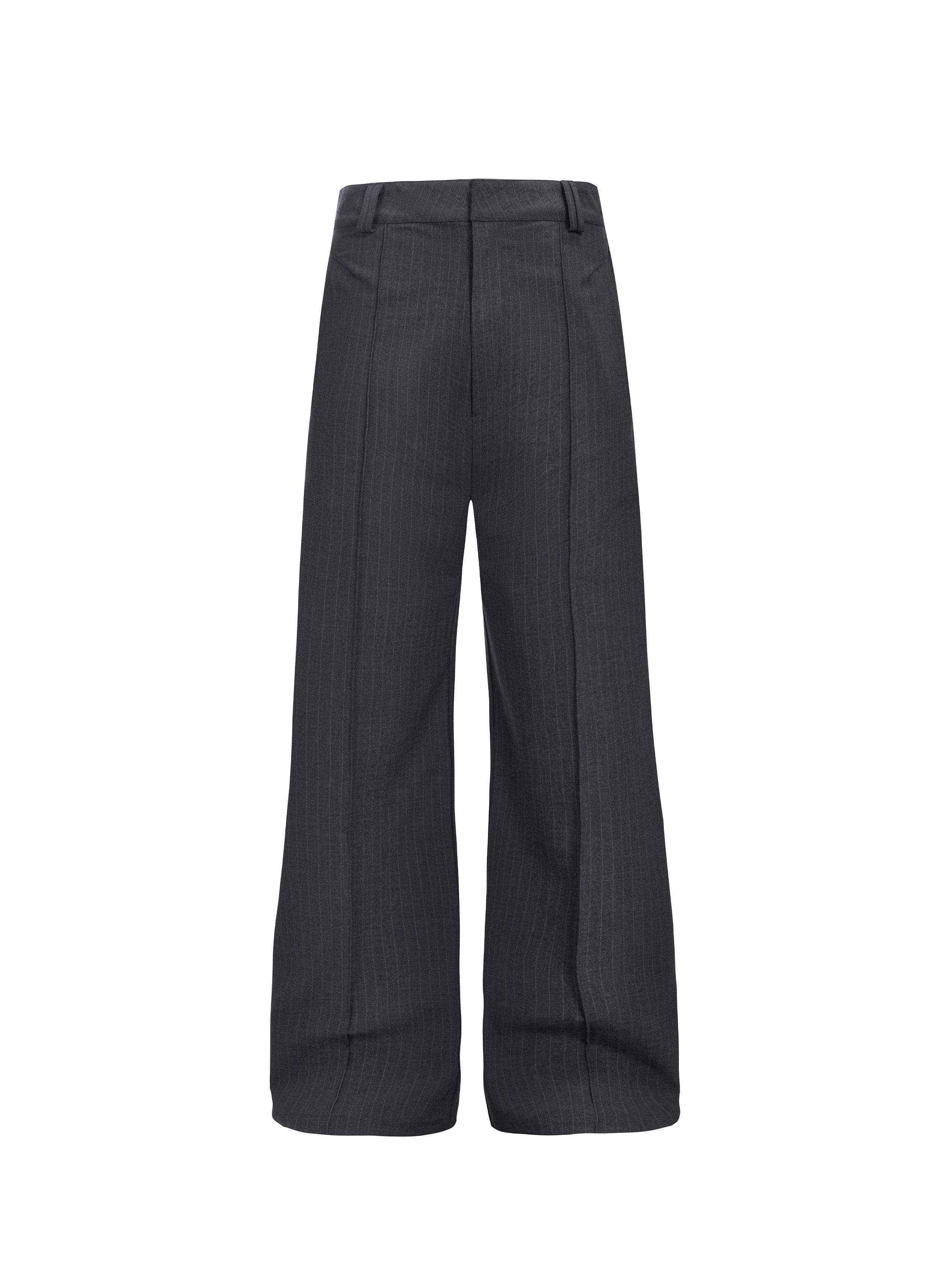 CATSSTAC Classic Pinstripe Wide-Leg Pants, premium urban and streetwear designers apparel on PROJECTISR.com, CATSSTAC