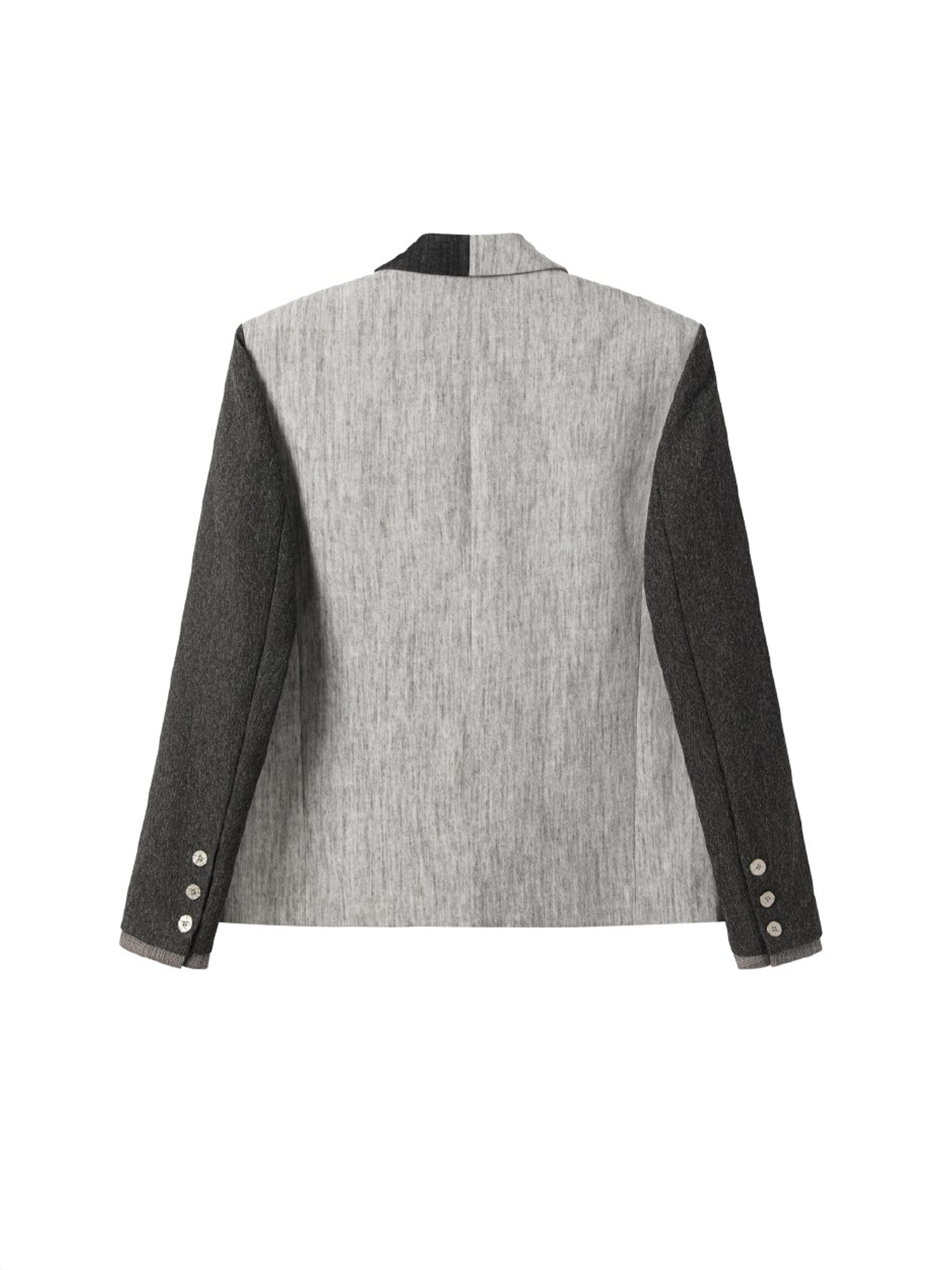 ALVNG AR ANTS Asymmetric Patch Double-Lapel Blazer