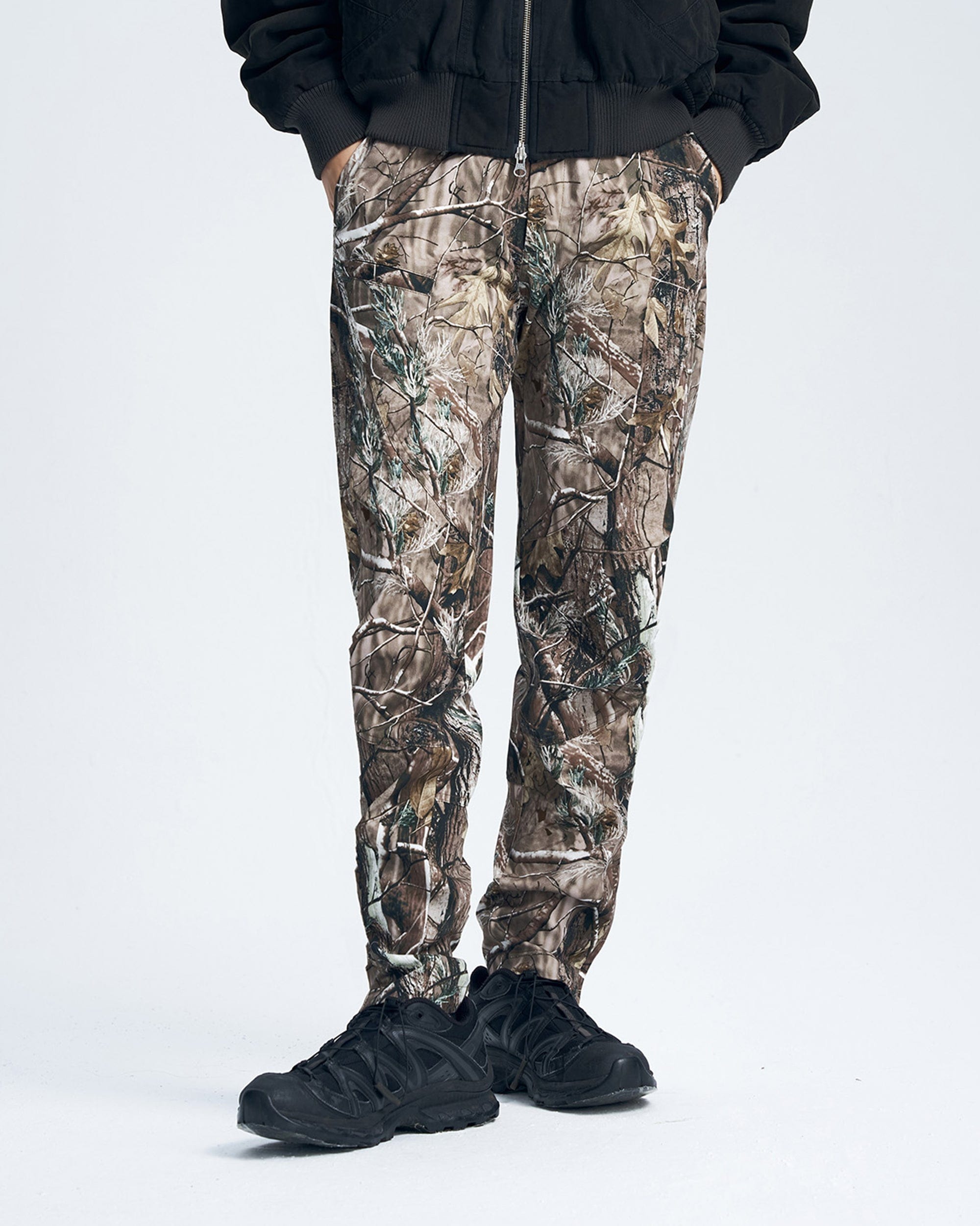 ENSHADOWER Wood Camo Hiking Pants, premium urban and streetwear designers apparel on PROJECTISR.com, ENSHADOWER