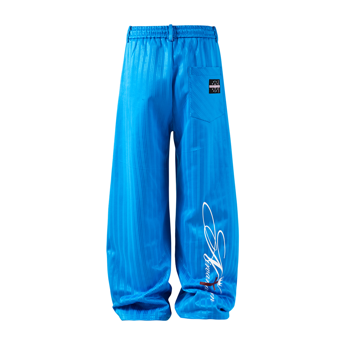 PASET Cross Heart Graphic Striped Sweatpants