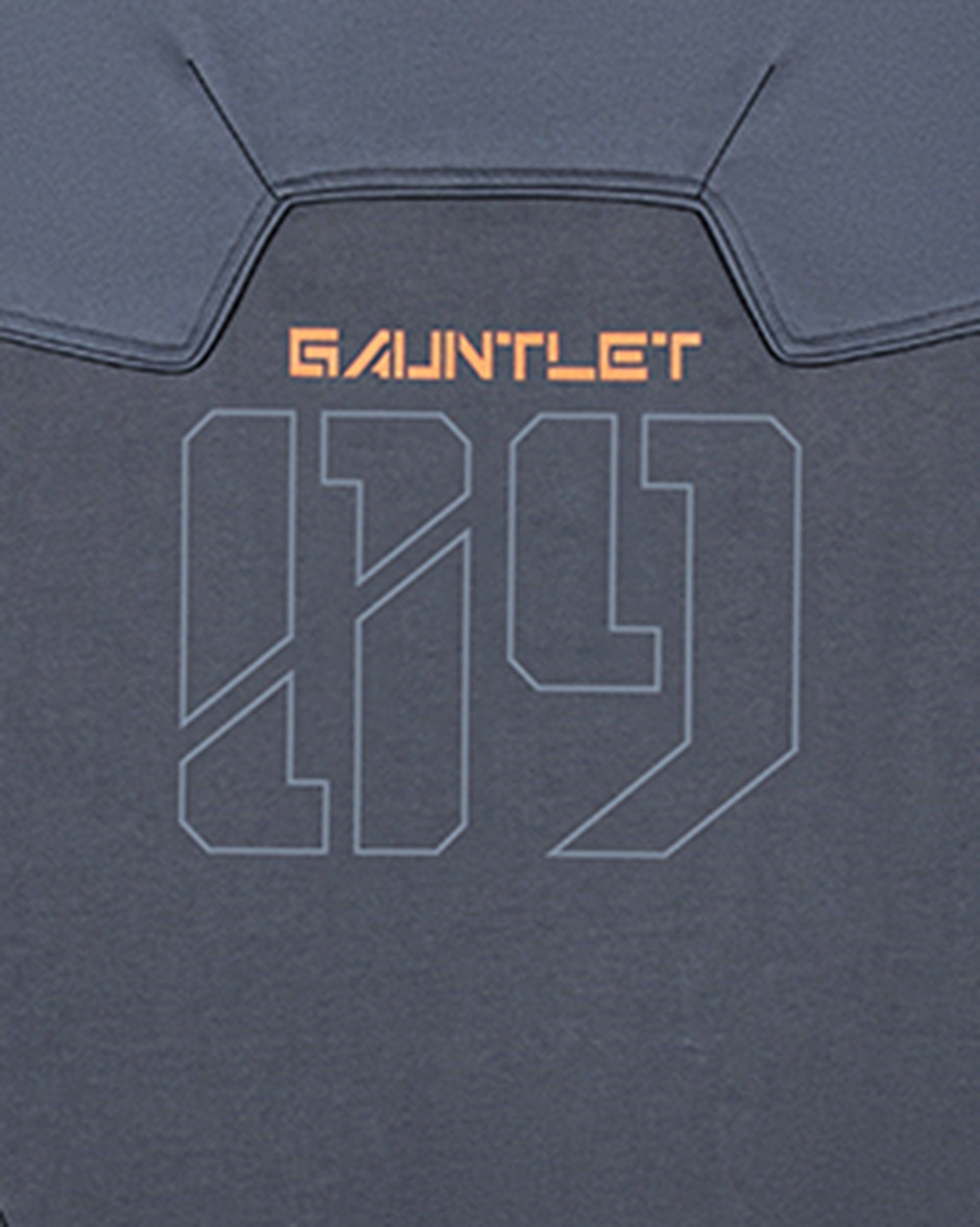 XIPHEVIL Modern Deconstructed Rivet Jersey Dark Orange, premium urban and streetwear designers apparel on PROJECTISR.com, XIPHEVIL