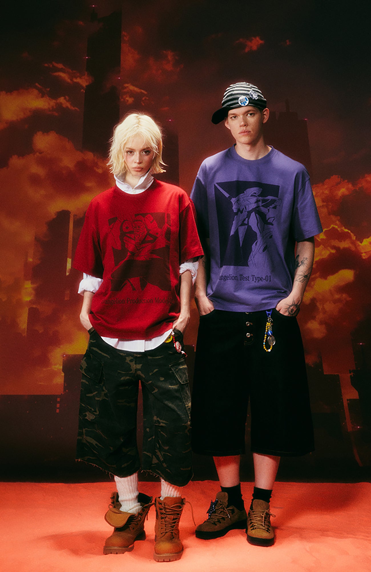 DONSMOKE x EVA Slogan Graphic T-Shirt