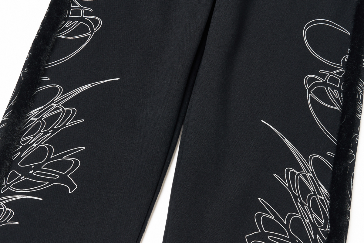 SAXGENWON Thorn Graphic Studded Hoodie & Double-Waistband Sweatpants Set