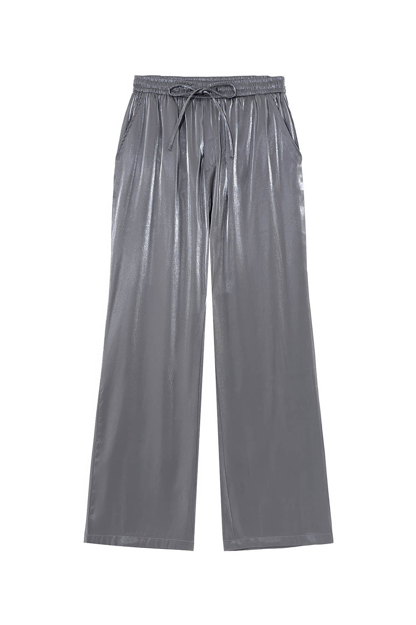 CLP The Liquid Silver Wide-Leg Pants, premium urban and streetwear designers apparel on PROJECTISR.com, CLP