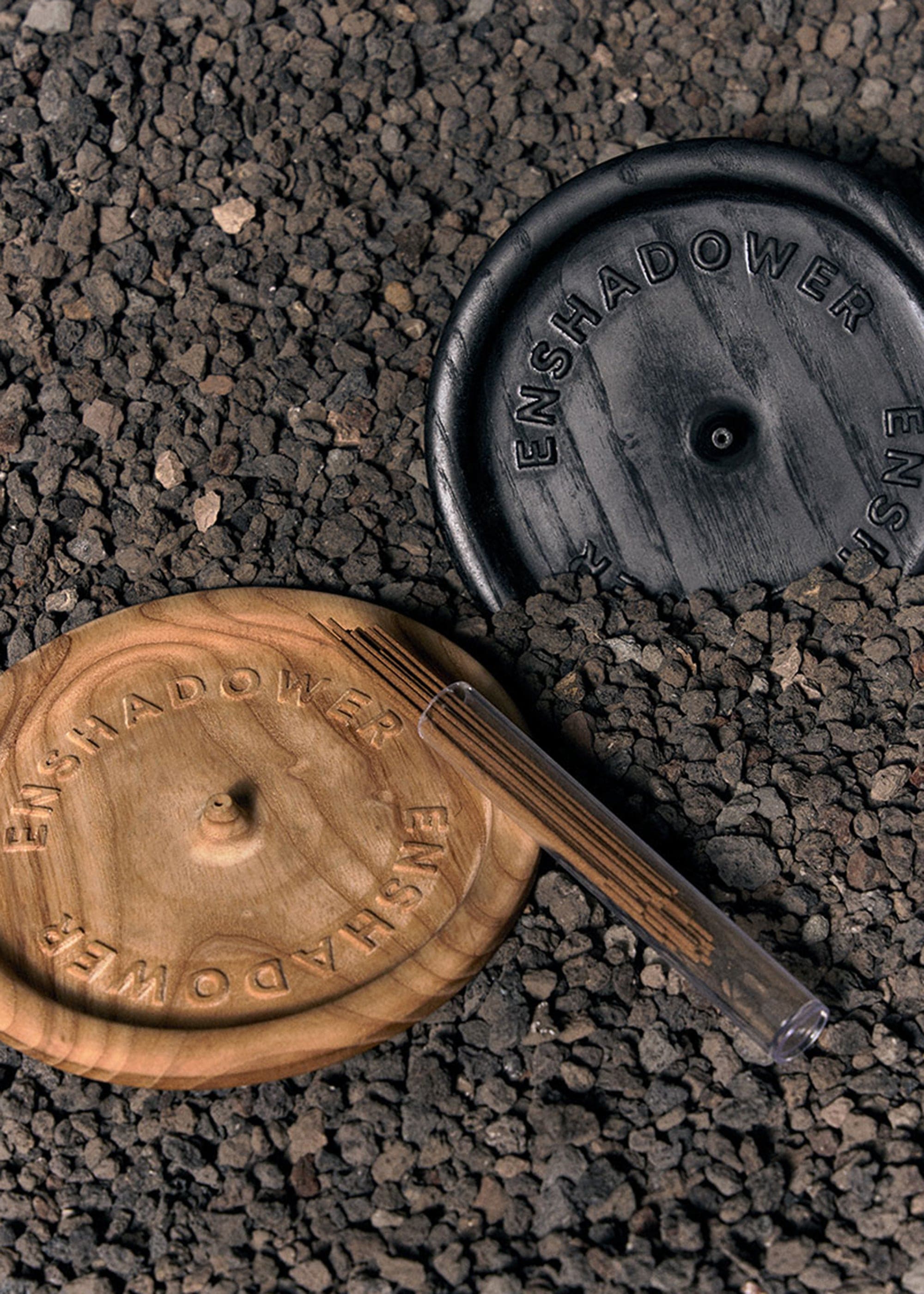 ENSHADOWER Carved Wood LOGO Incense Set, premium urban and streetwear designers apparel on PROJECTISR.com, ENSHADOWER