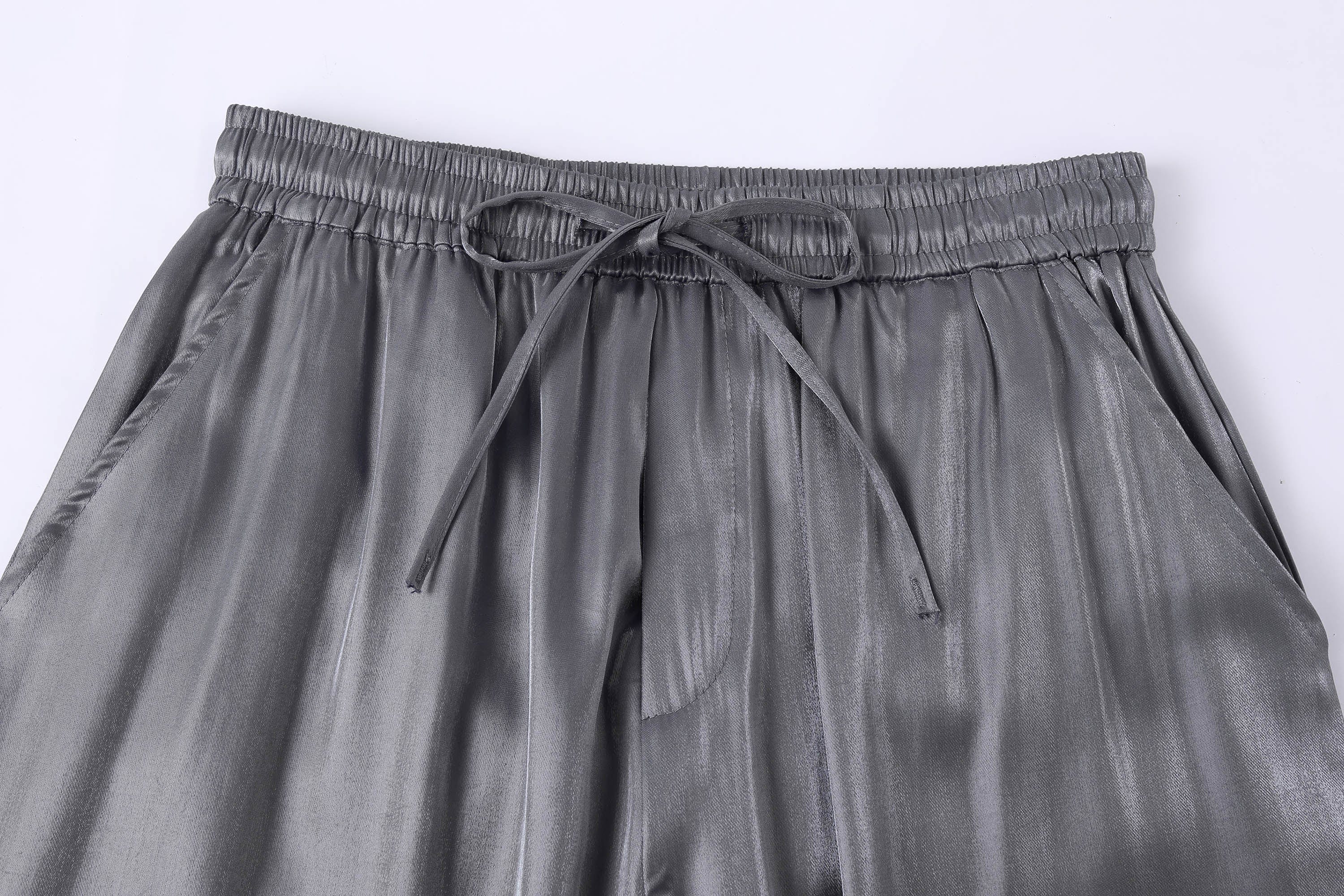 CLP The Liquid Silver Wide-Leg Pants, premium urban and streetwear designers apparel on PROJECTISR.com, CLP