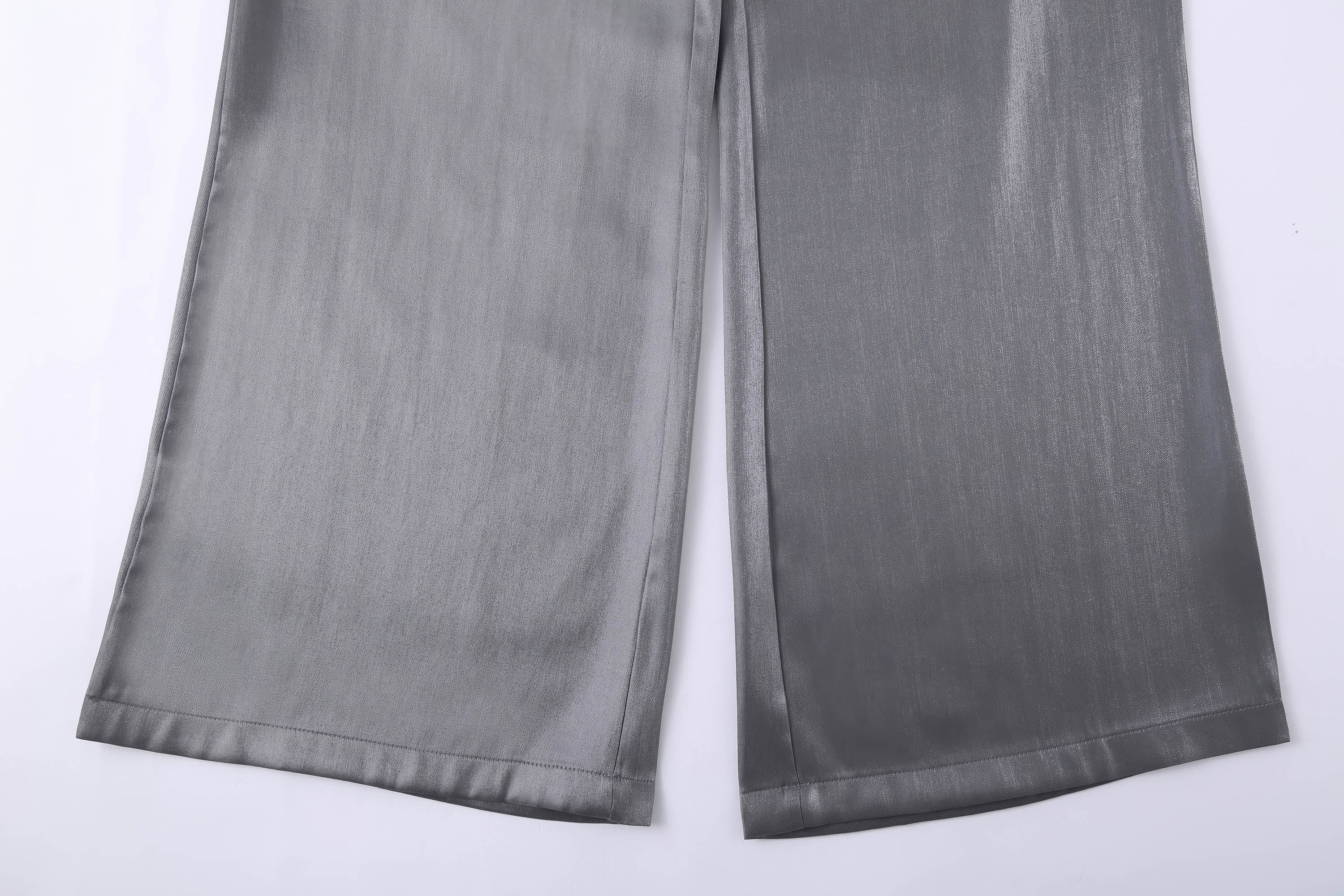 CLP The Liquid Silver Wide-Leg Pants, premium urban and streetwear designers apparel on PROJECTISR.com, CLP
