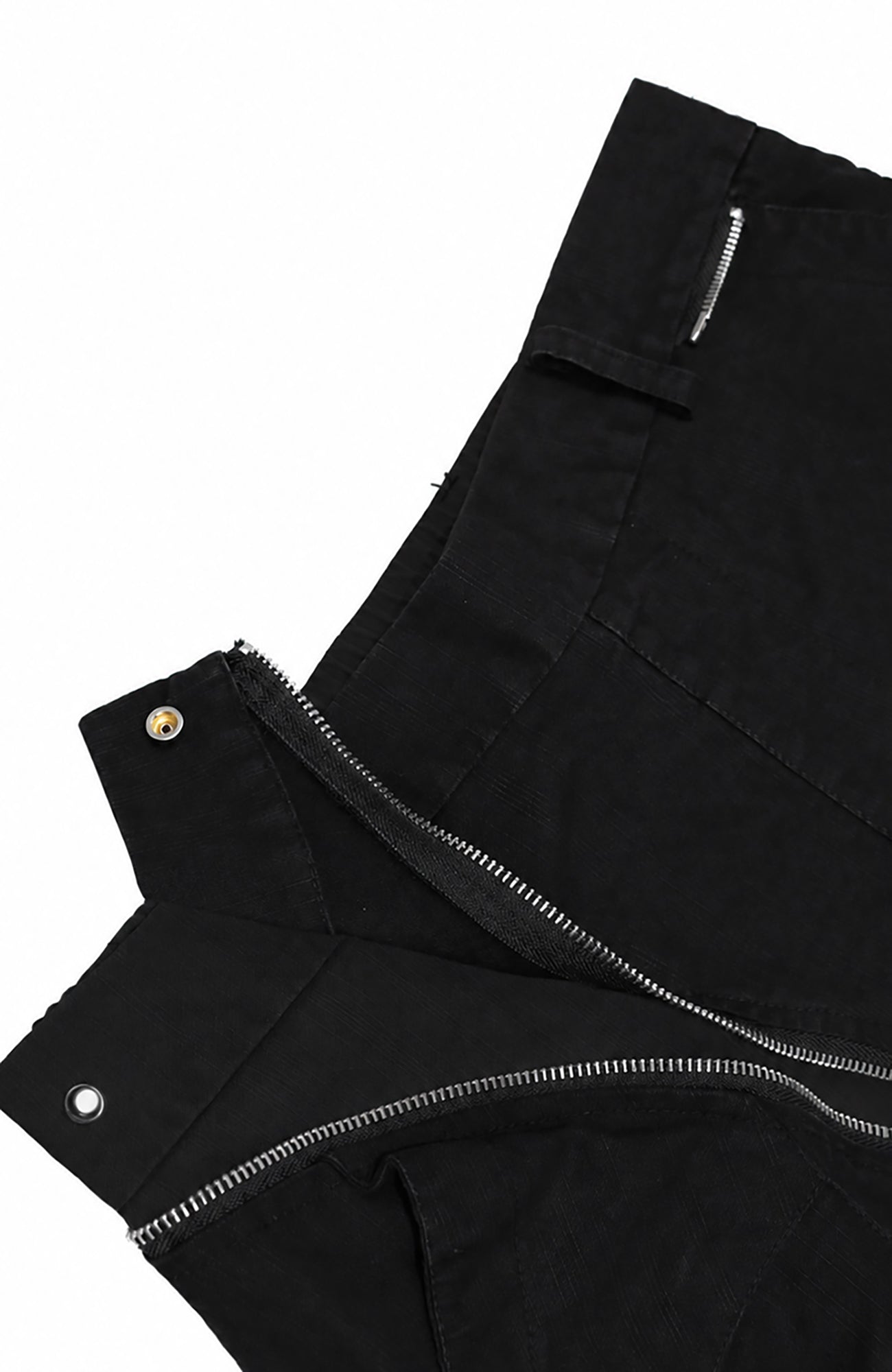 RELABEL Pleated Deconstructed Detachable-Waist Cargo Trousers
