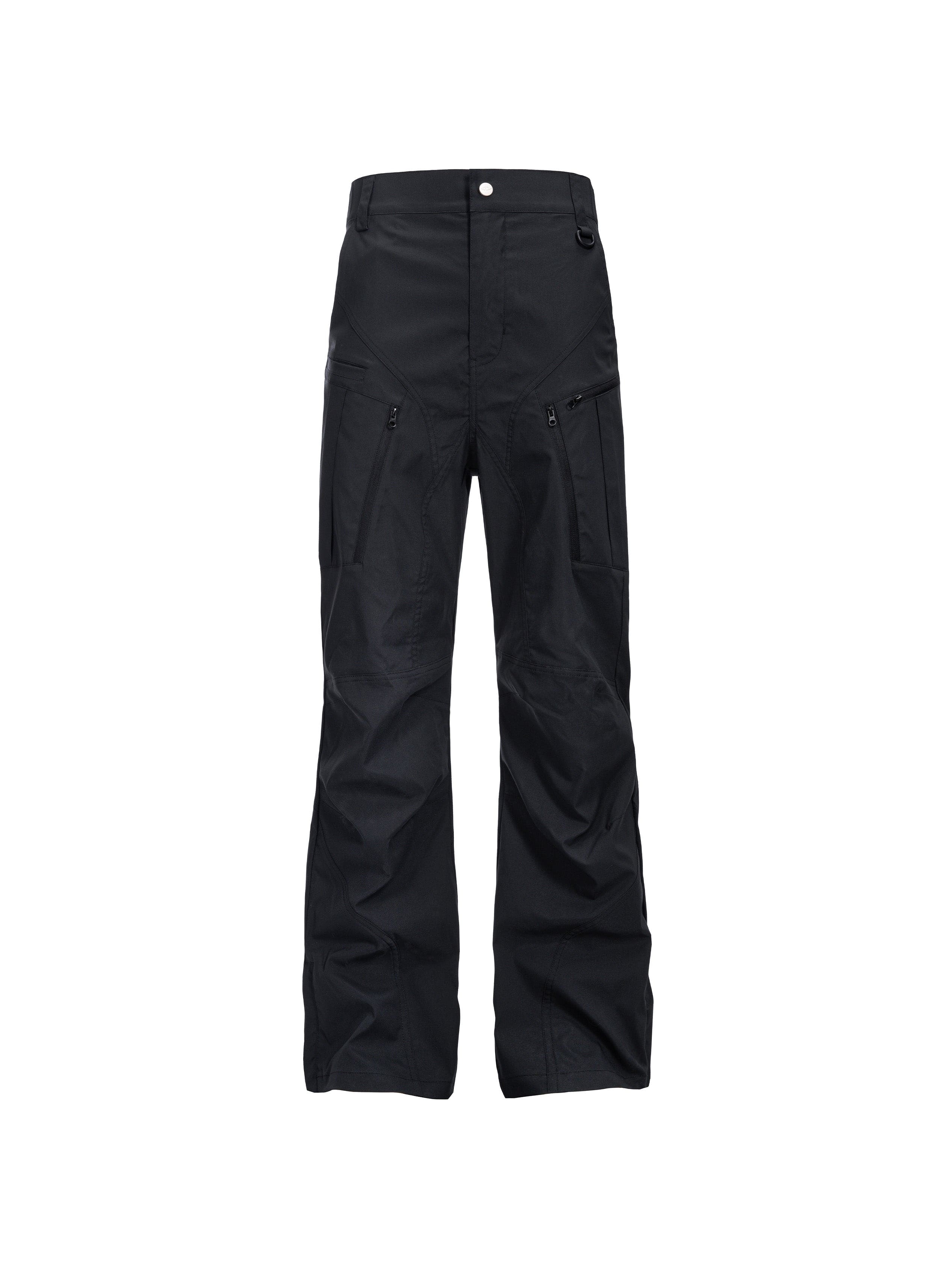 CATSSTAC Tech Paneled Zipper Pockets Elastic Waist Pants, premium urban and streetwear designers apparel on PROJECTISR.com, CATSSTAC