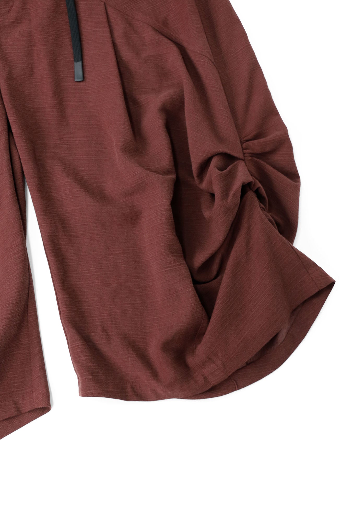 RELABEL Ruched Tencel-Acetate Oversized Shorts, premium urban and streetwear designers apparel on PROJECTISR.com, RELABEL