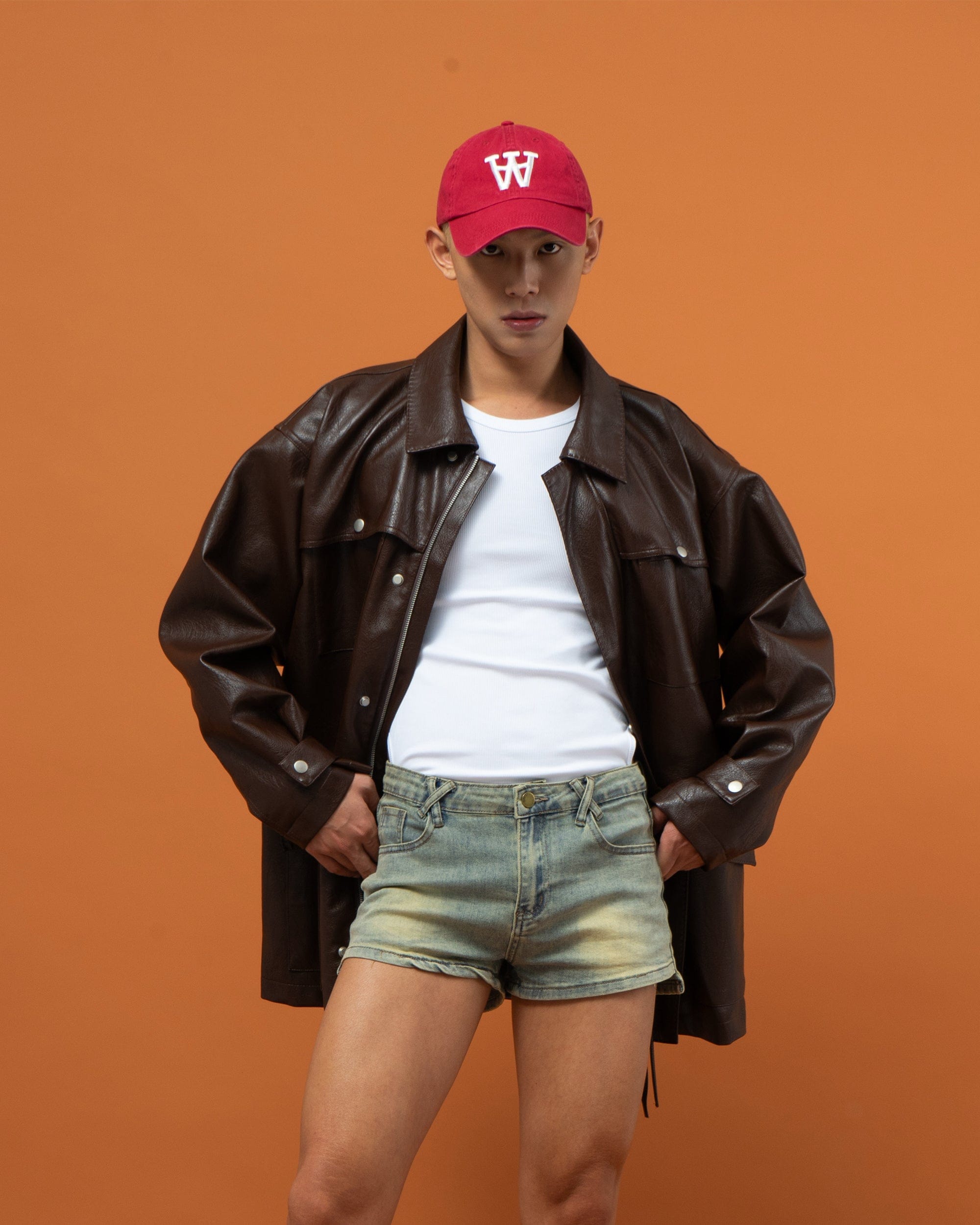 CLP Big Pocket Oversized Faux Leather Jacket, premium urban and streetwear designers apparel on PROJECTISR.com, CLP