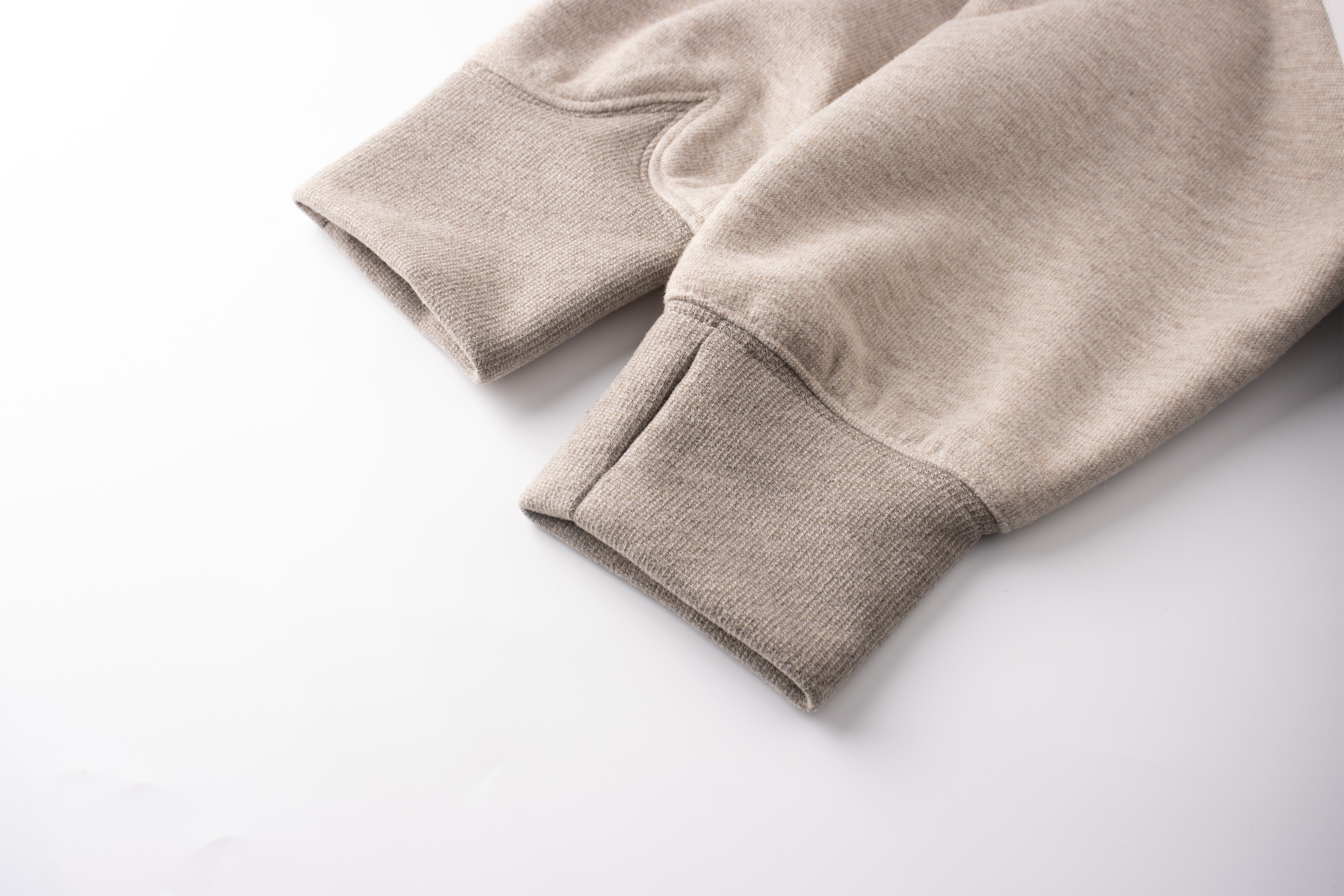 ESAIAS Wool Blend Panel Boxy Hooded Jacket