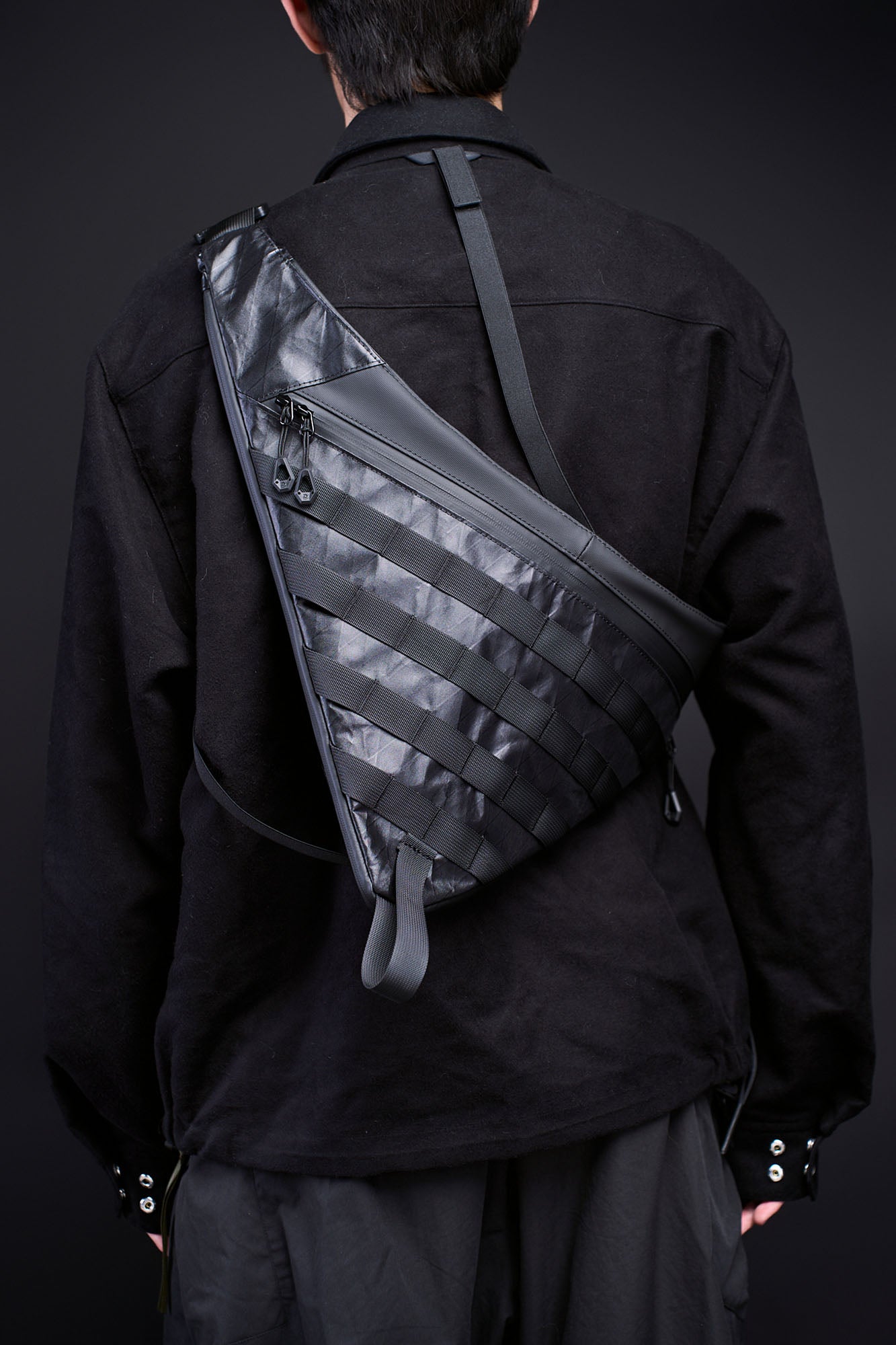 OVERCLOCK ROAM Tactical Tri-Panel Crossbody Sling, premium urban and streetwear designers apparel on PROJECTISR.com, OVERCLOCK ROAM