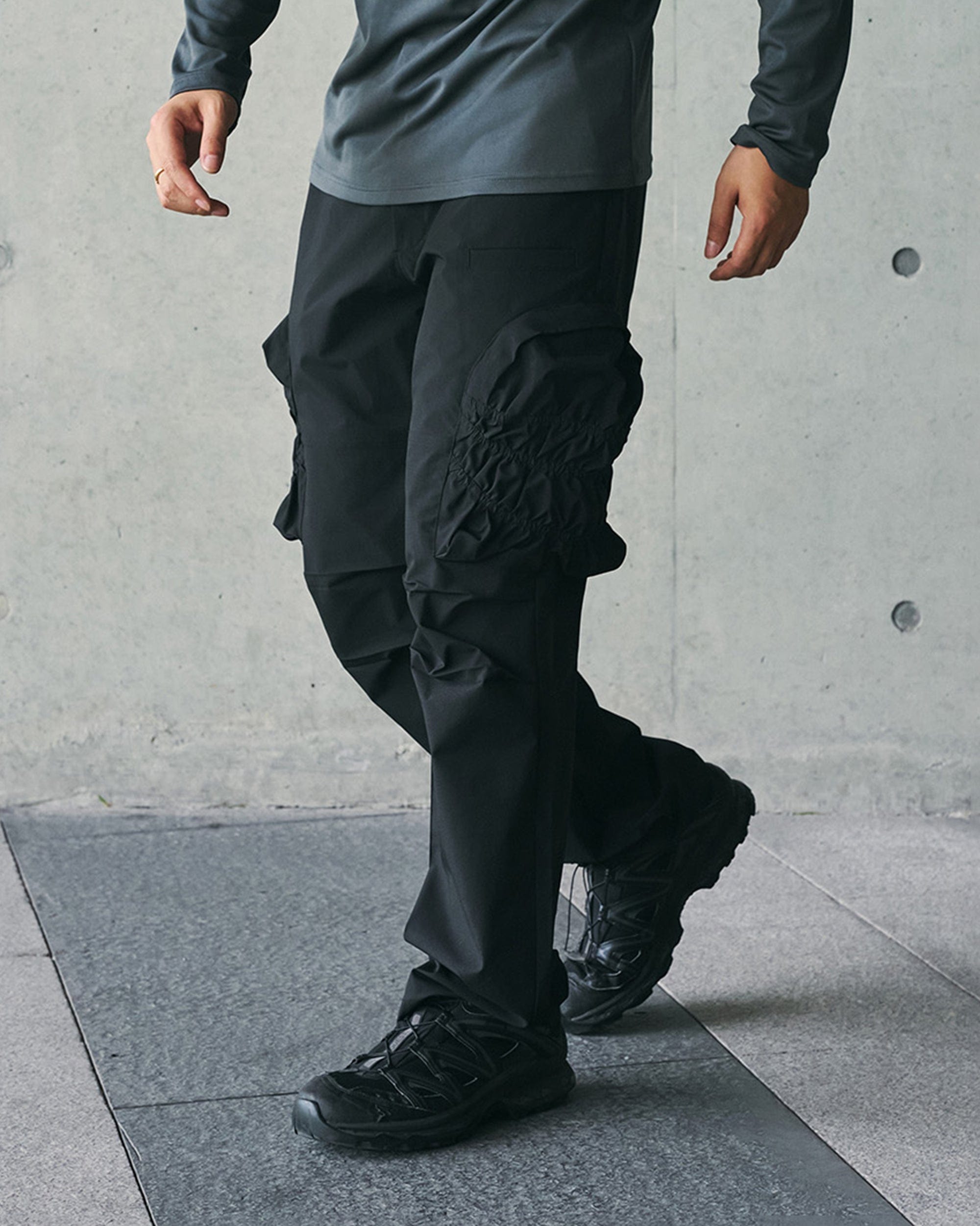 ENSHADOWER Modern Pleated Pocket Ourdoor Pants, premium urban and streetwear designers apparel on PROJECTISR.com, ENSHADOWER
