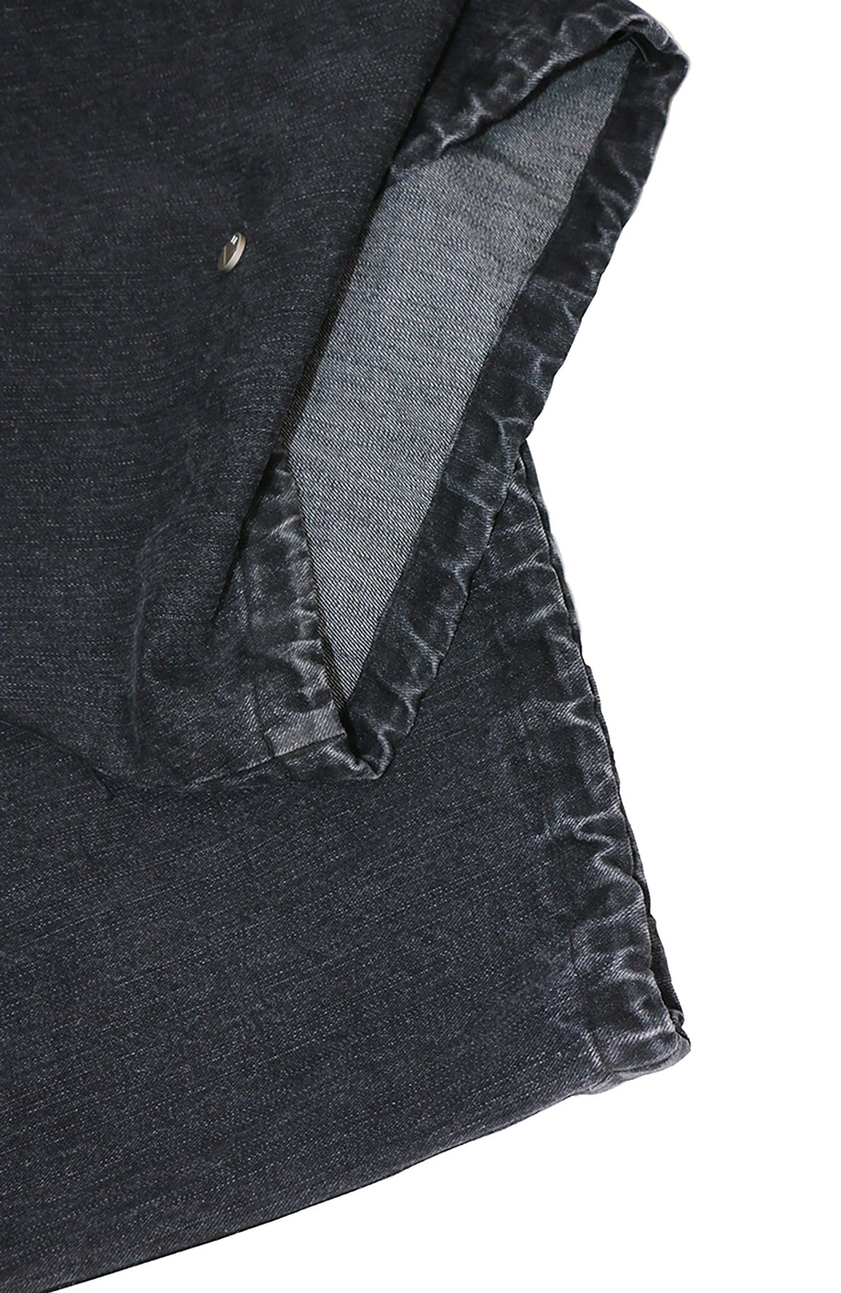 RELABEL Detachable Washed Pleated Jeans