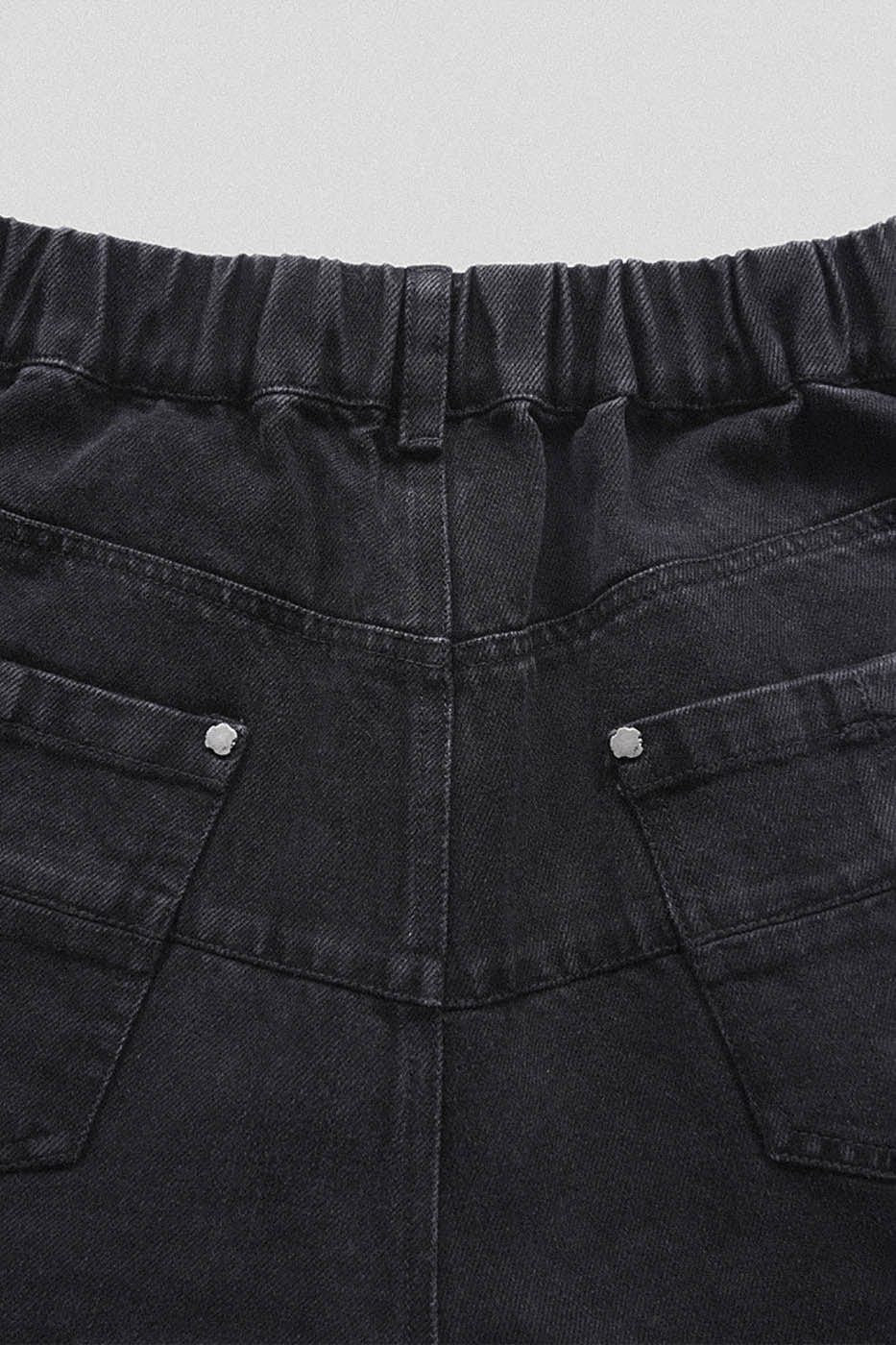 UNDERWATER Heavily Frayed Layered Denim Shorts, premium urban and streetwear designers apparel on PROJECTISR.com, UNDERWATER