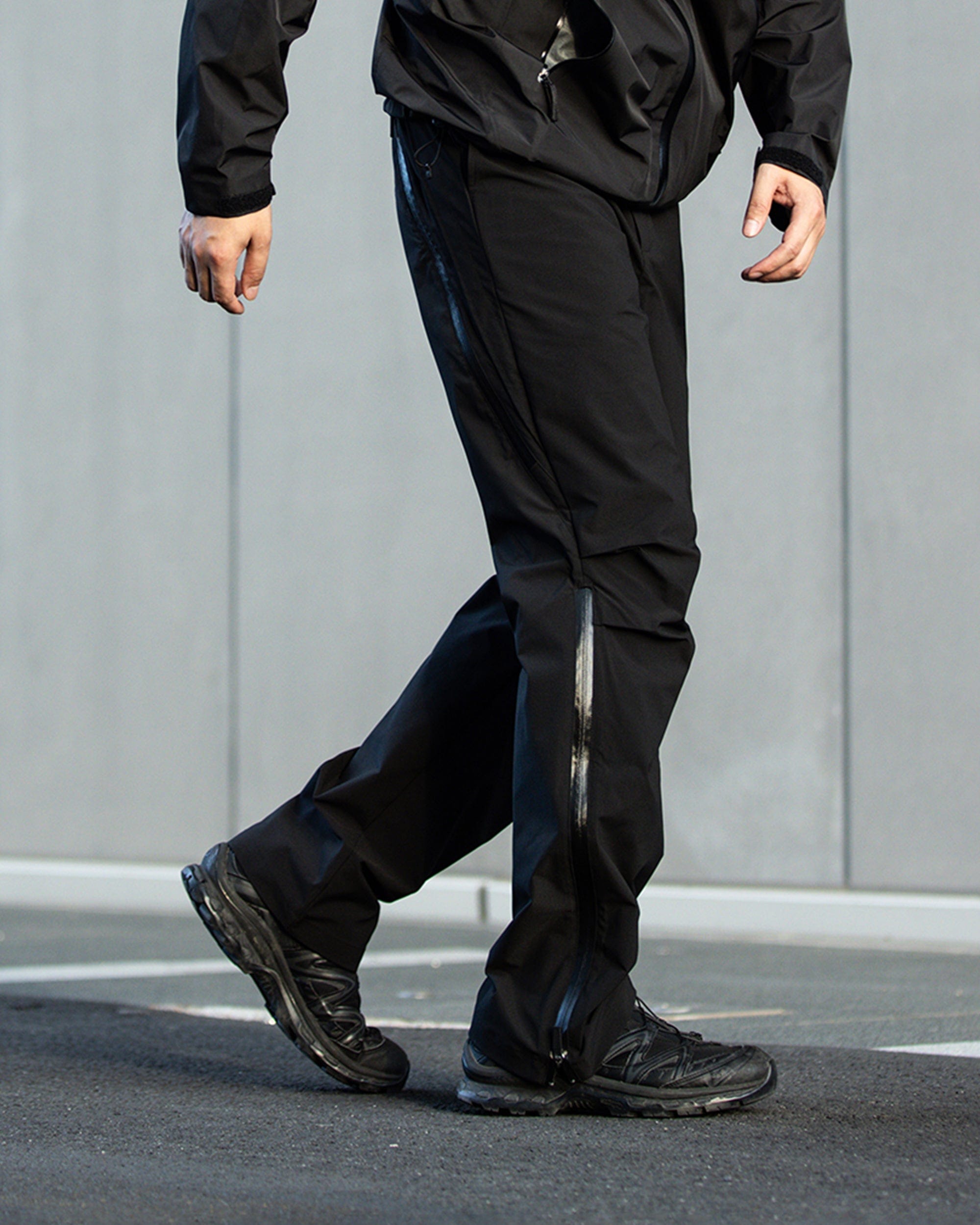 ENSHADOWER Modern Pleated City Pants, premium urban and streetwear designers apparel on PROJECTISR.com, ENSHADOWER