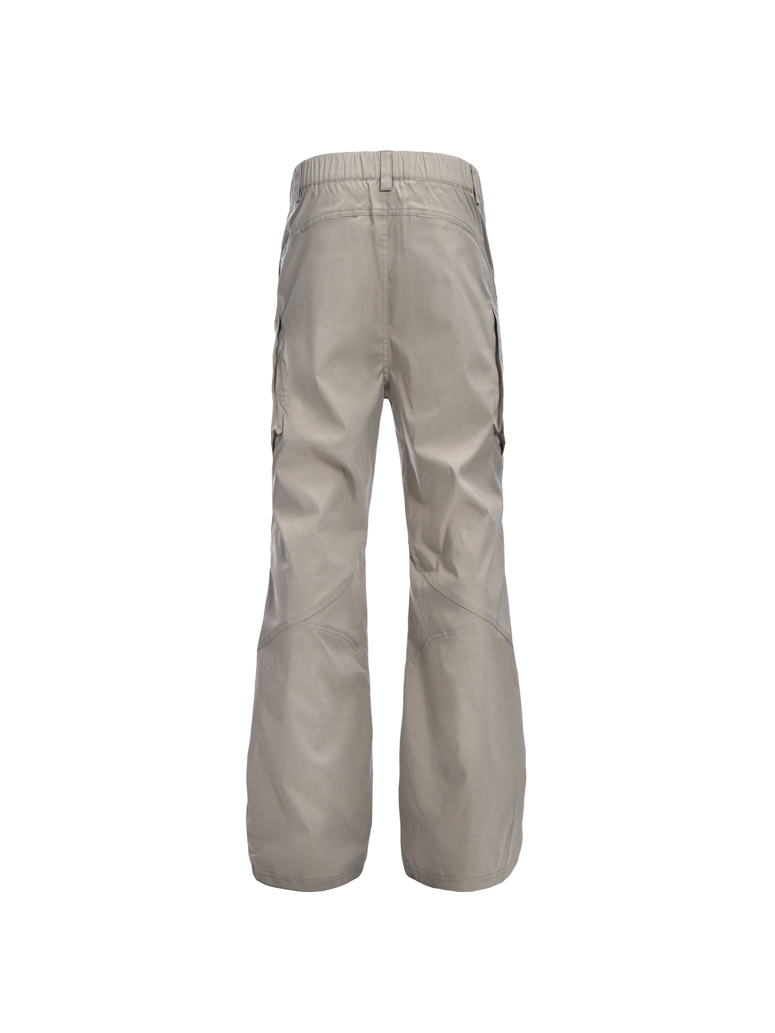 CATSSTAC Tech Paneled Zipper Pockets Elastic Waist Pants, premium urban and streetwear designers apparel on PROJECTISR.com, CATSSTAC