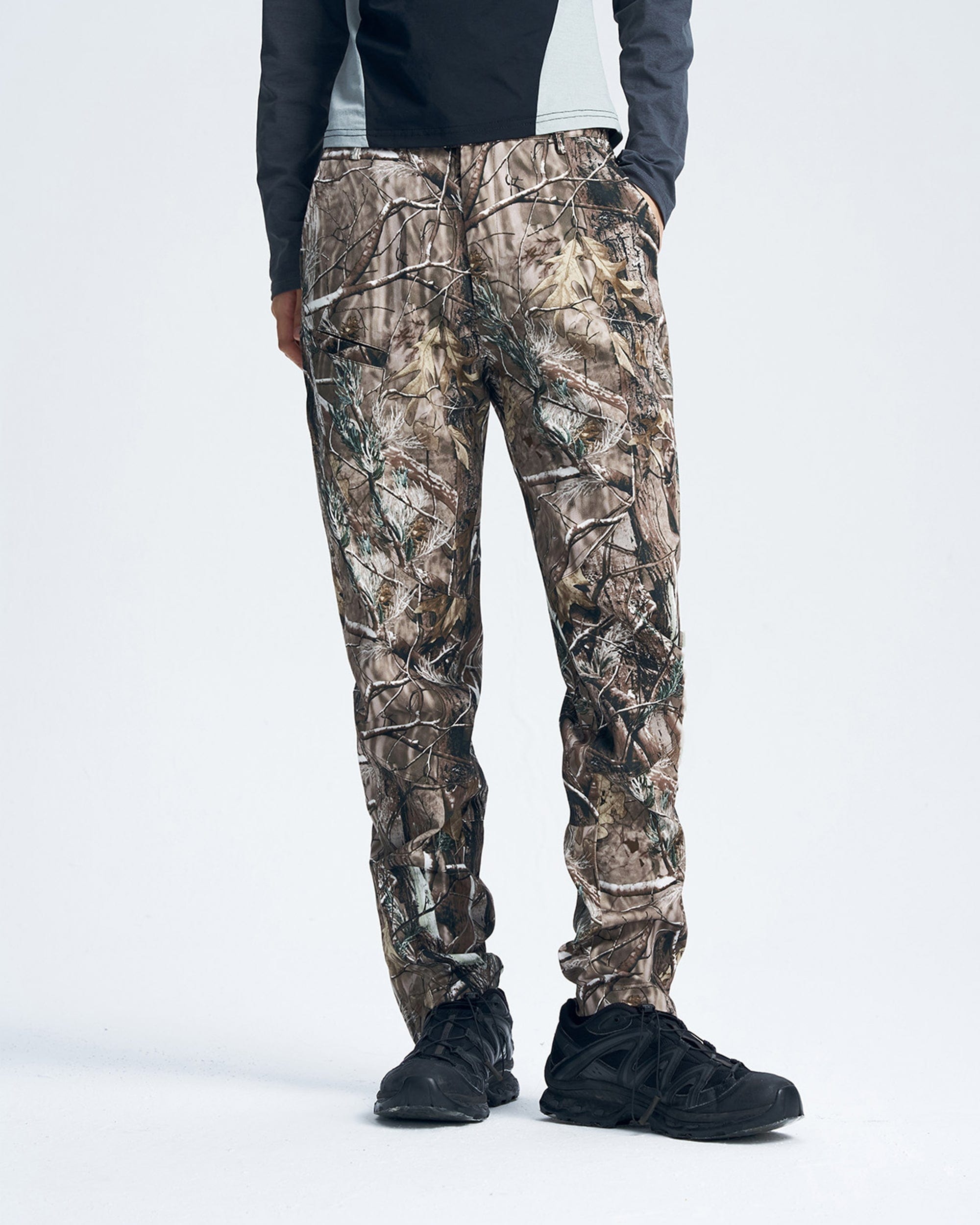 ENSHADOWER Wood Camo Hiking Pants, premium urban and streetwear designers apparel on PROJECTISR.com, ENSHADOWER