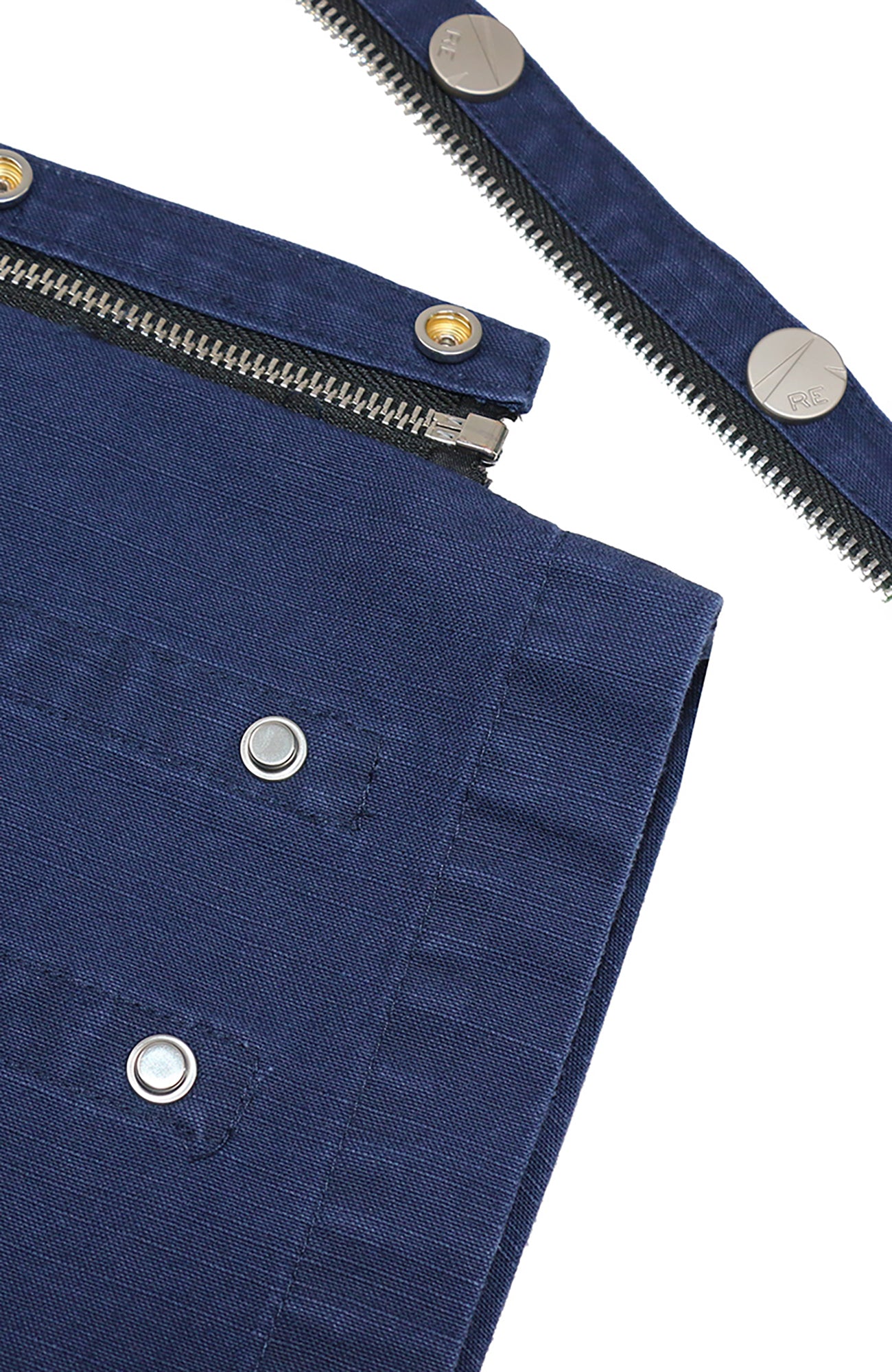 RELABEL Pleated Deconstructed Detachable-Waist Cargo Trousers