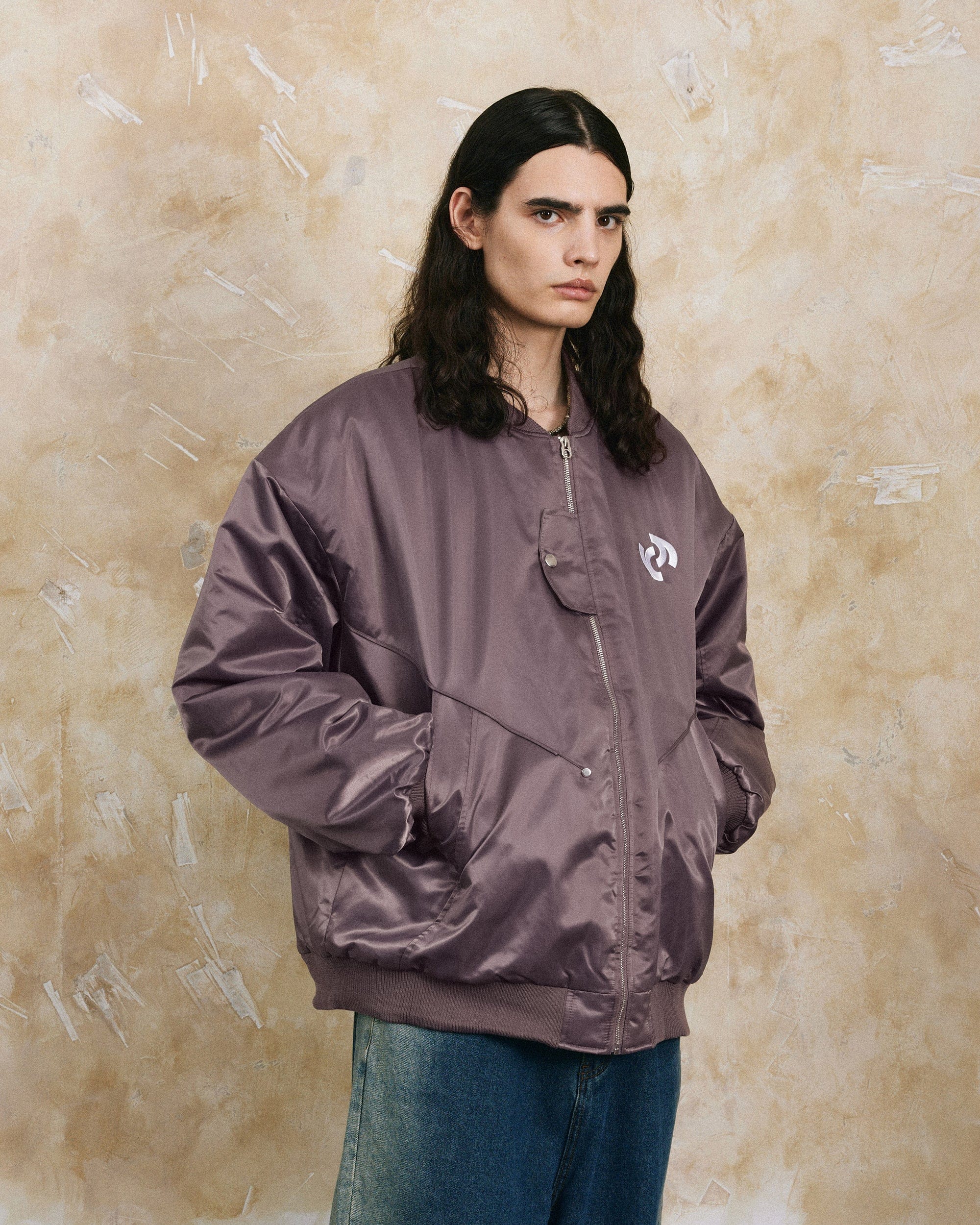 OVDY Modern Big-pocket Cotton-Padded Baseball Jacket