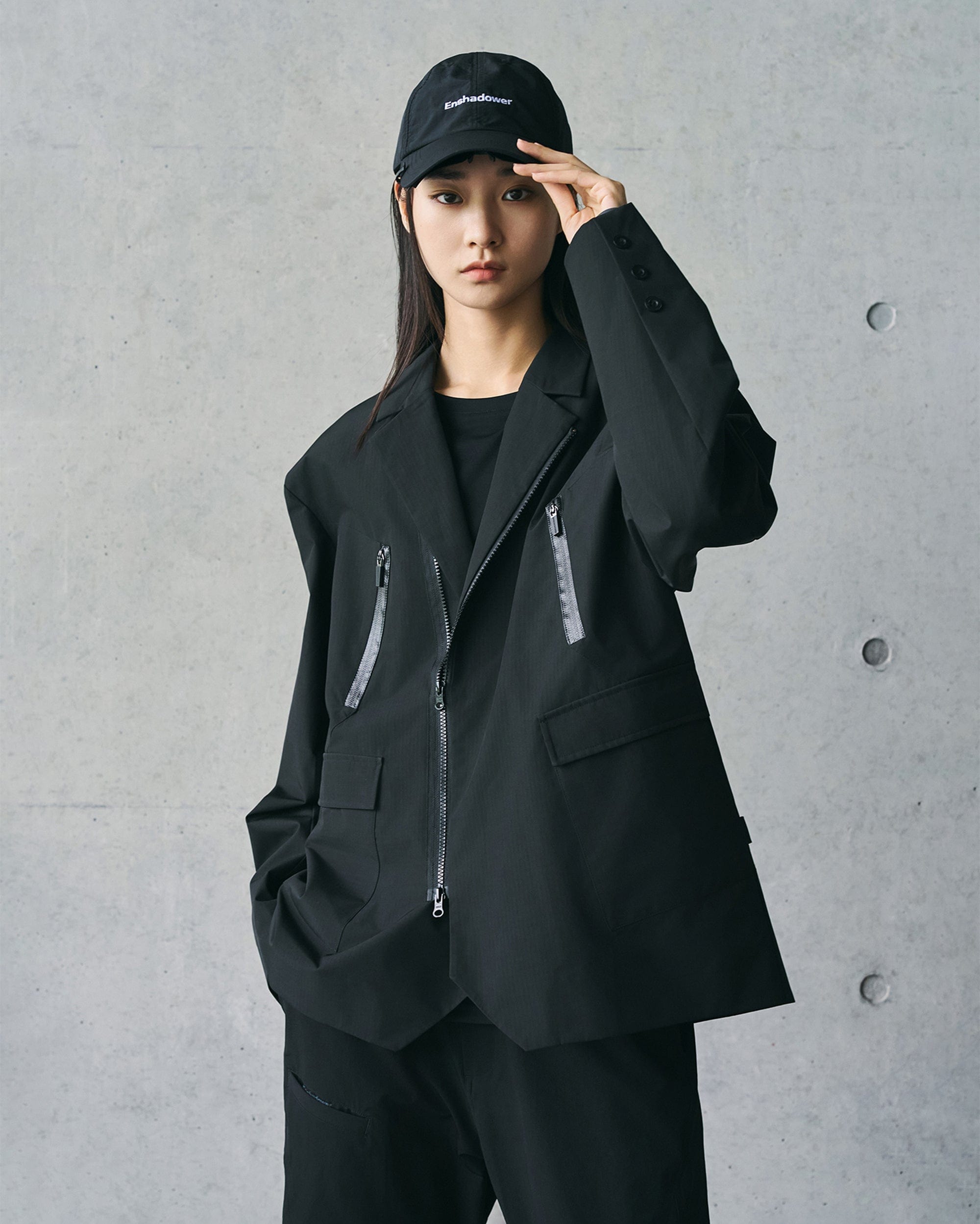 ENSHADOWER Modern Multi-pocket Zipper Outdoor Blazer, premium urban and streetwear designers apparel on PROJECTISR.com, ENSHADOWER